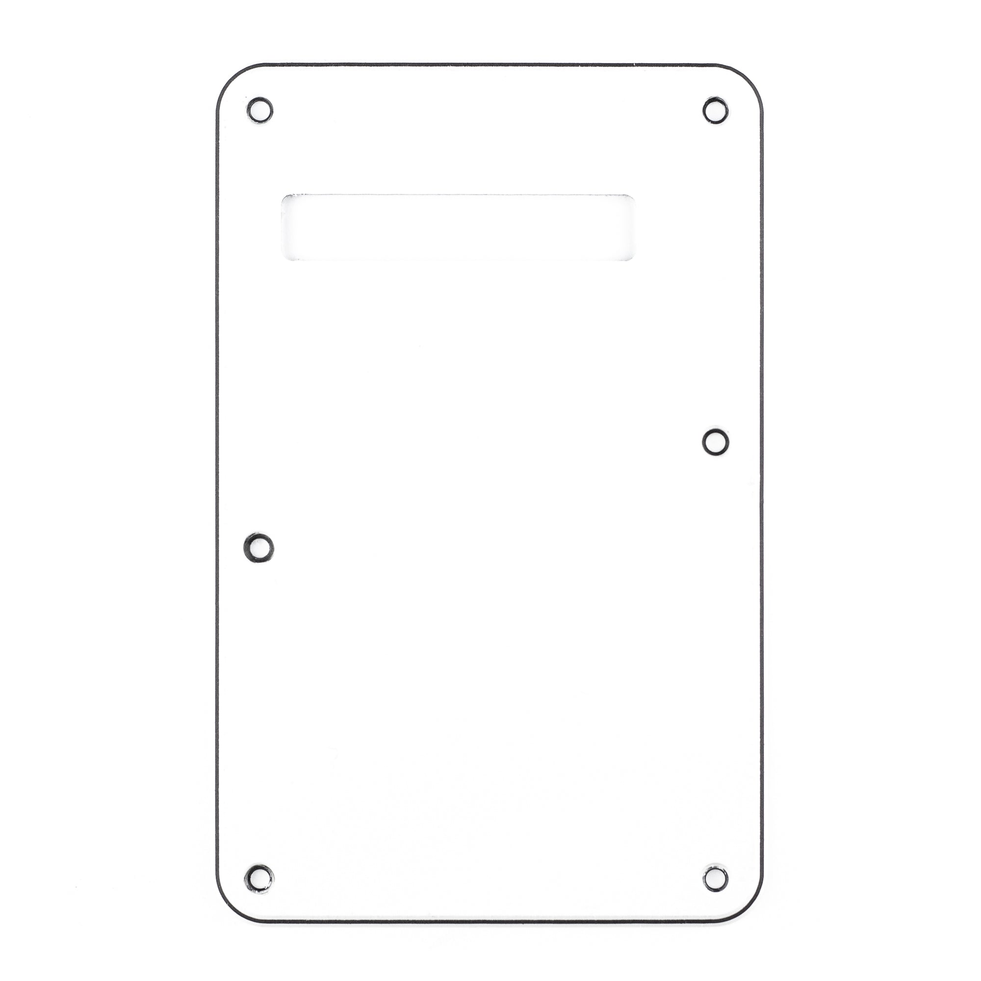 Fender Modern Stratocaster Tremolo Backplate, 3-Ply White