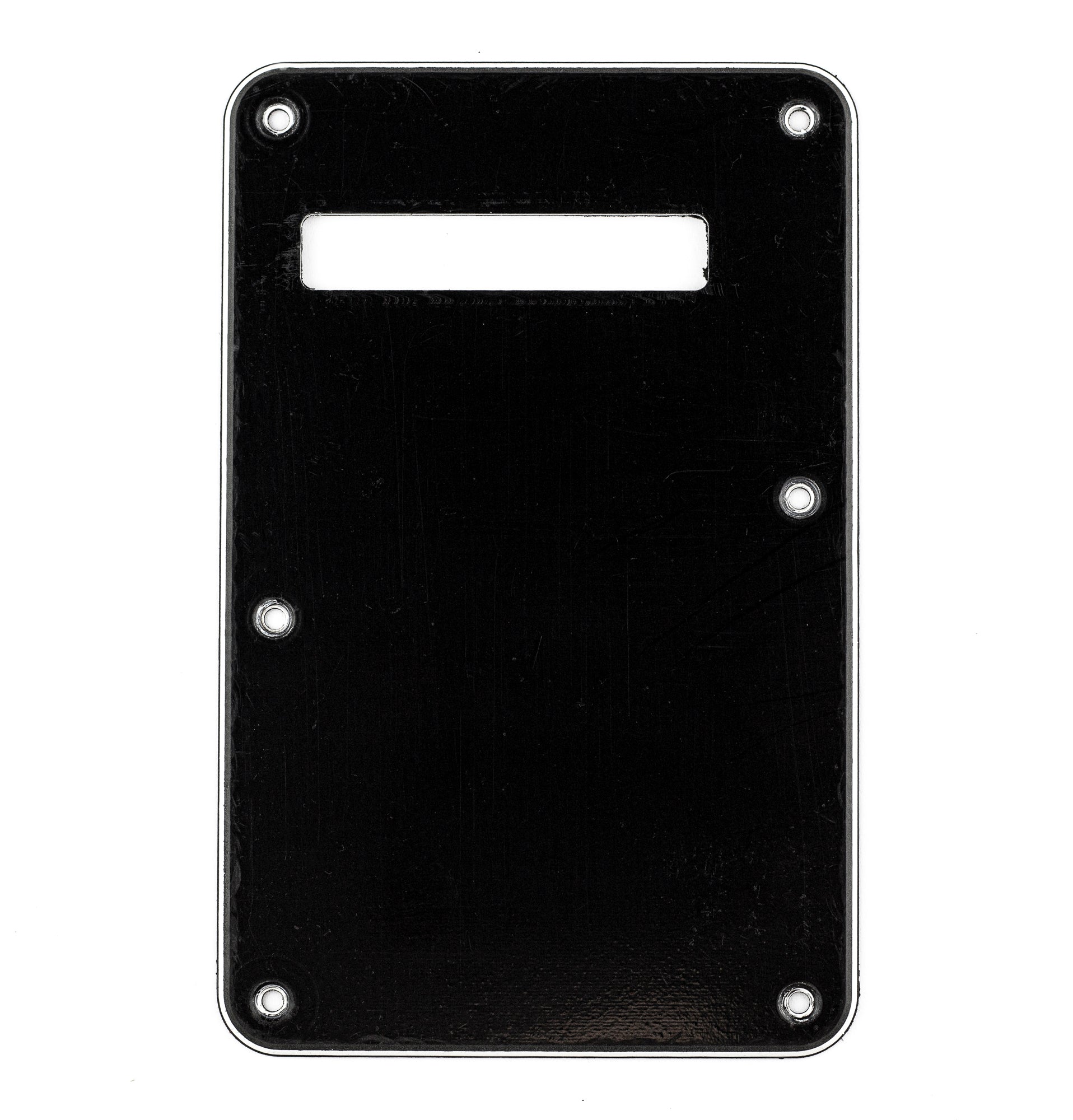 Fender Modern Stratocaster Tremolo Backplate, 3-Ply Black