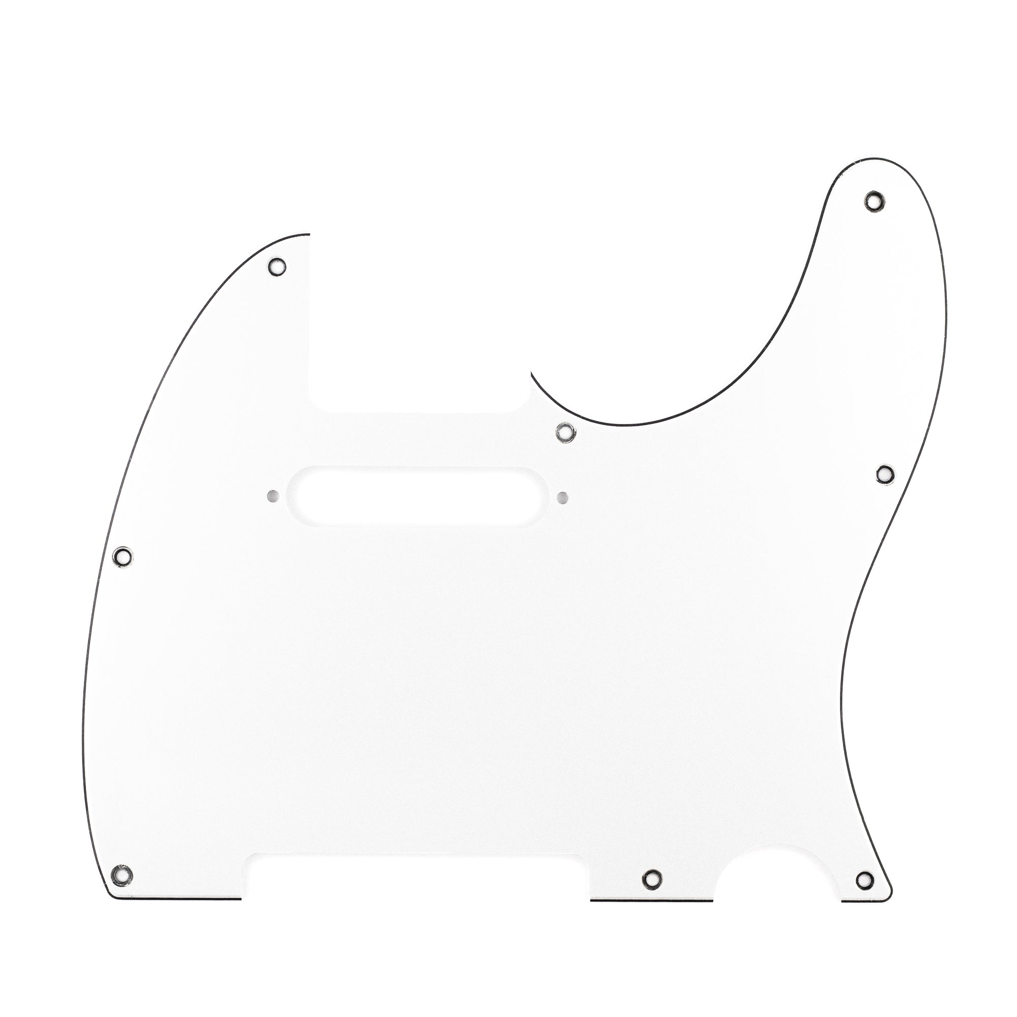 Fender American Standard Telecaster Pickguard, 3-Ply White