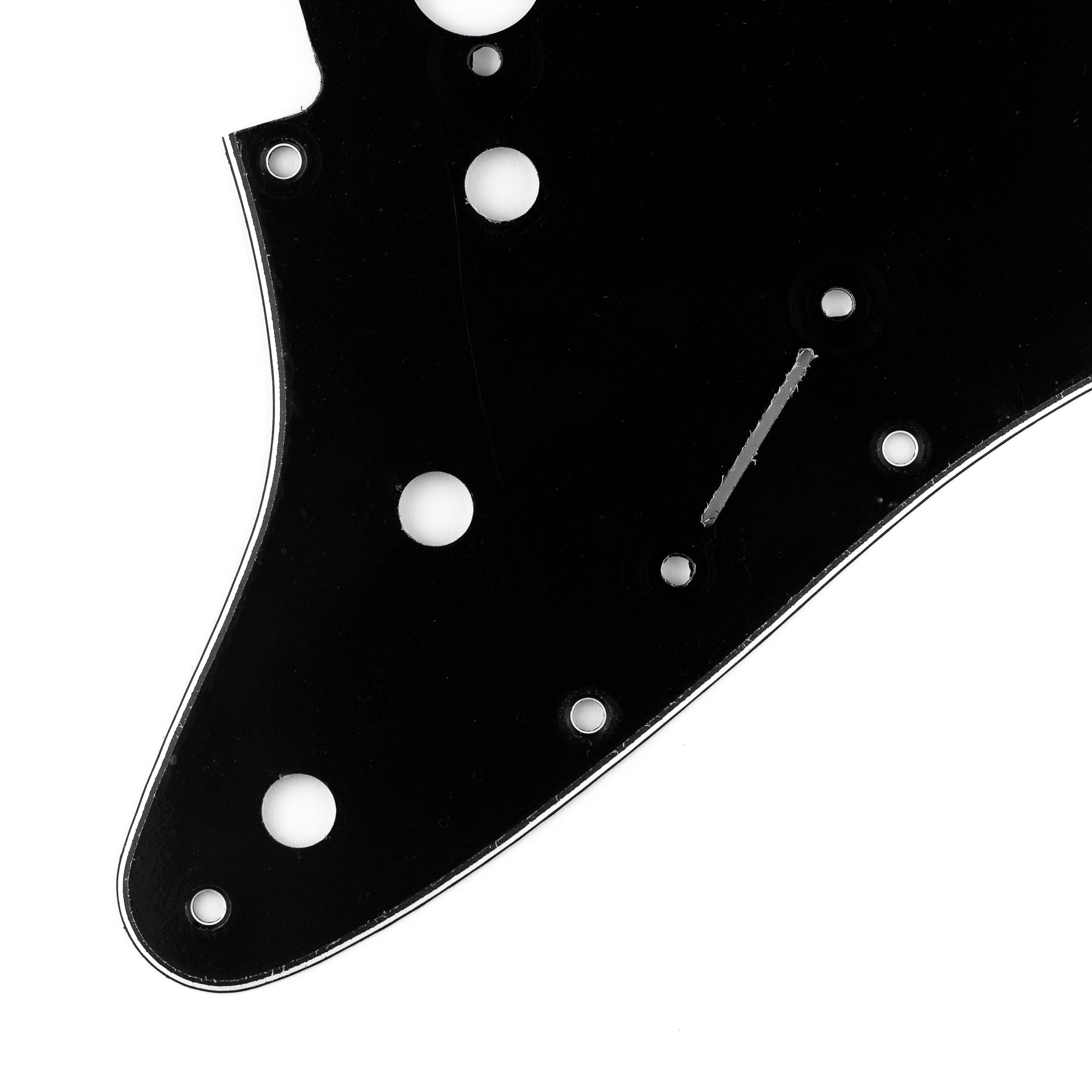 Fender Stratocaster Modern-Style Pickguard, 3-Ply Black