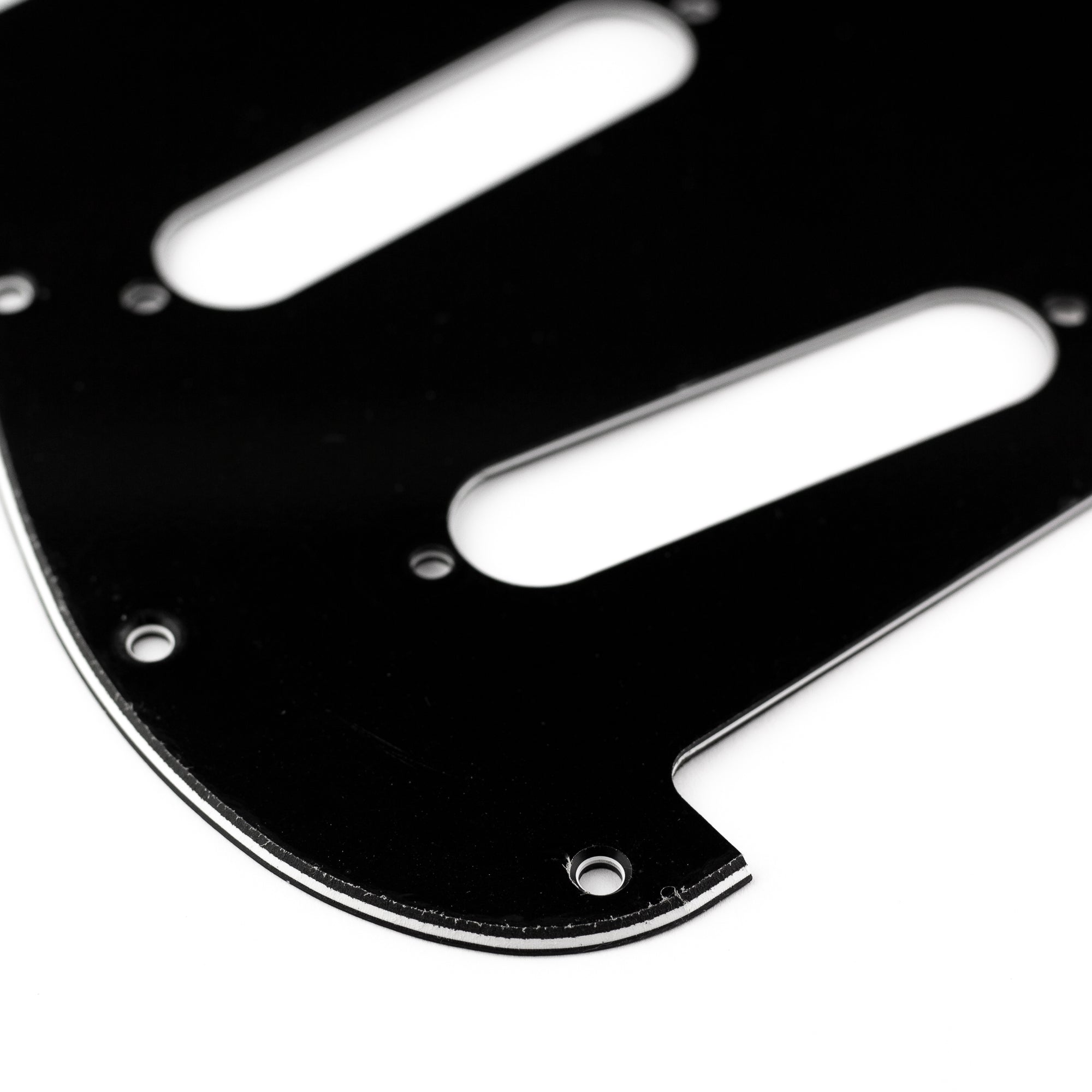 Fender Stratocaster Modern-Style Pickguard, 3-Ply Black