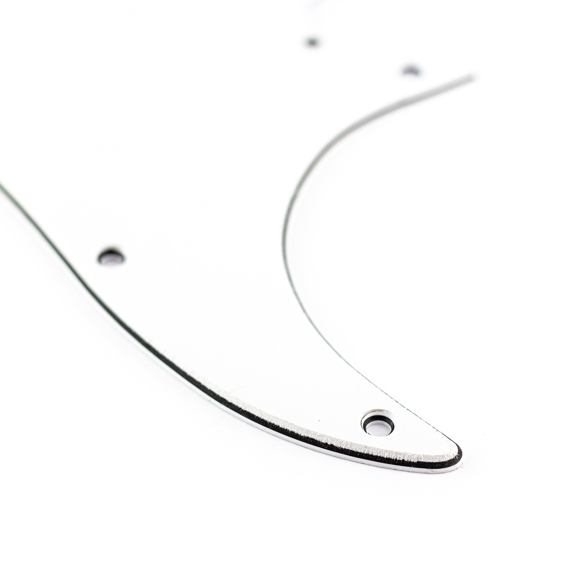 Fender Stratocaster Modern-Style Pickguard, 3-Ply White