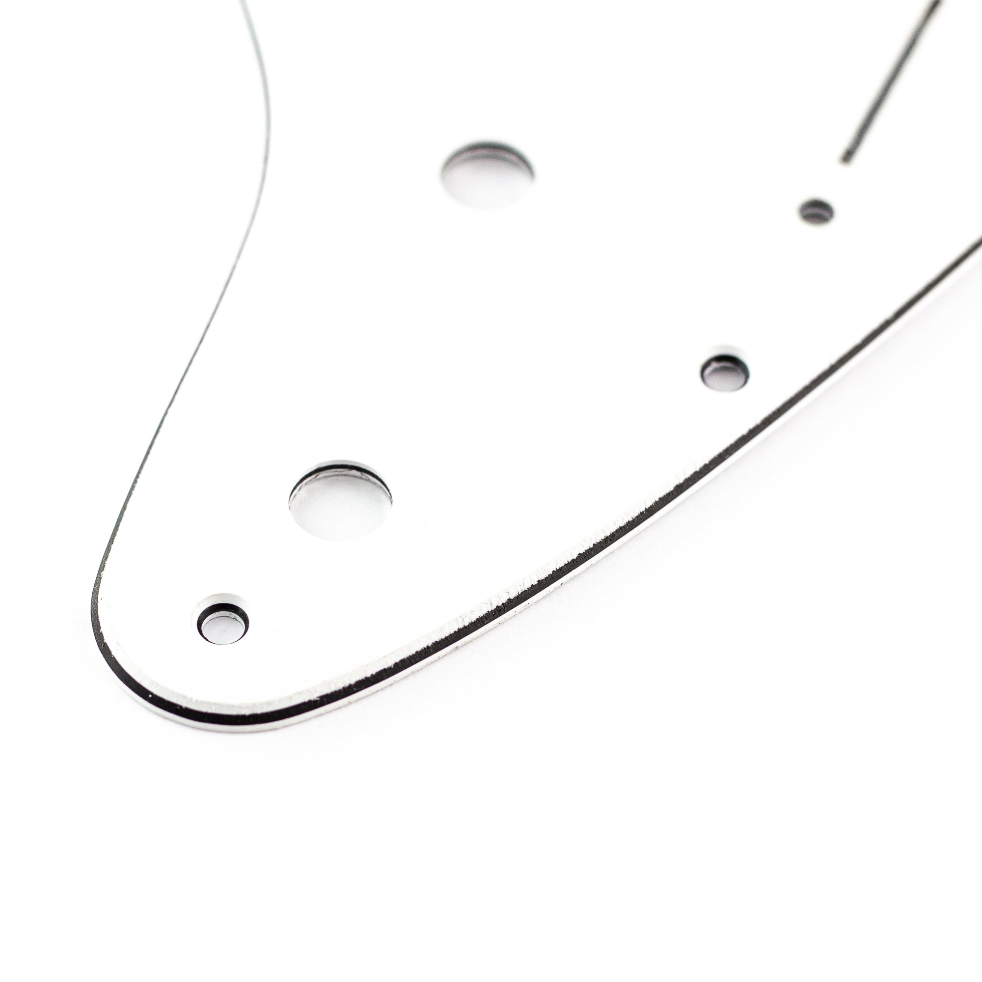 Fender Stratocaster Modern-Style Pickguard, 3-Ply White