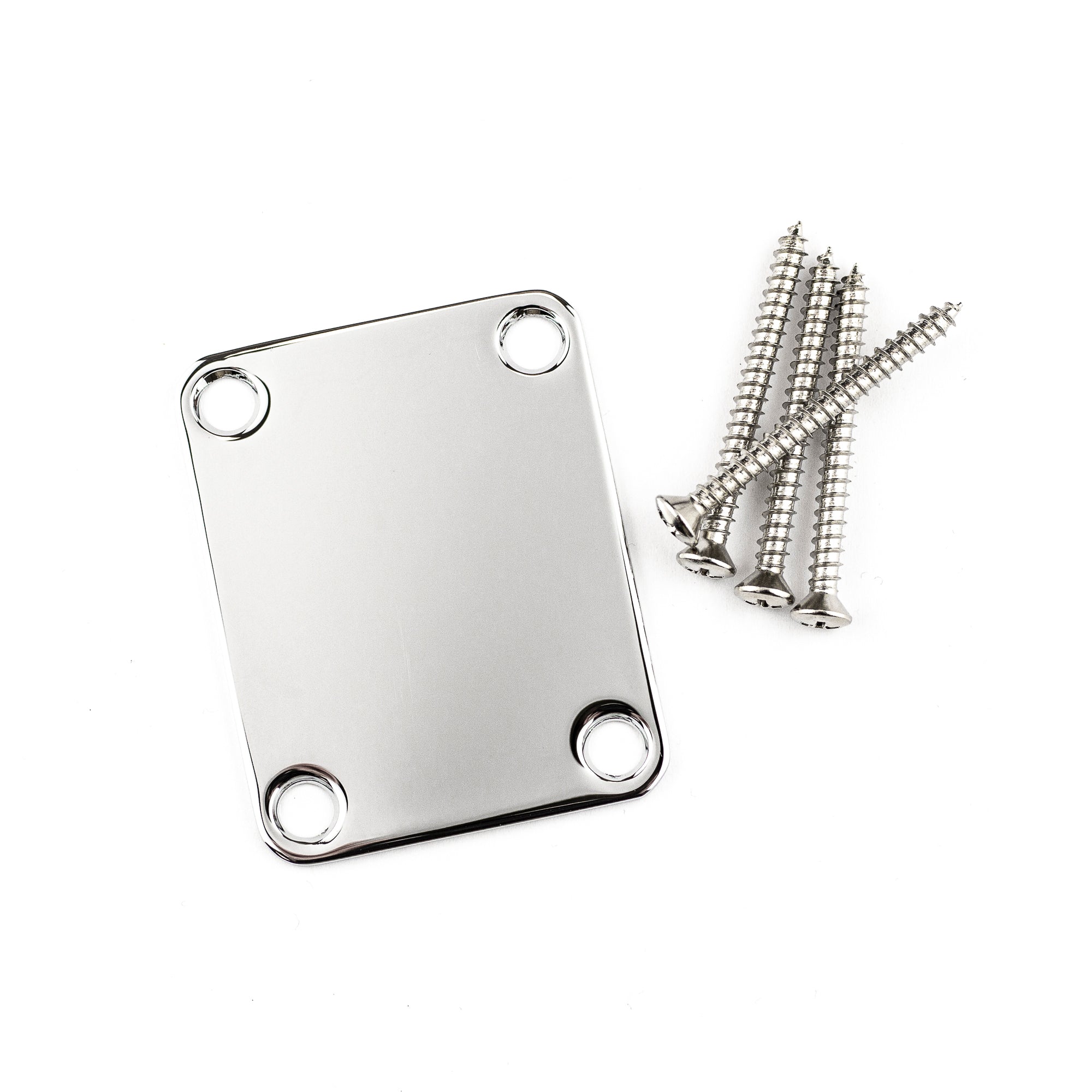 Fender Vintage-Style Chrome 4-Bolt Guitar Neck Plate