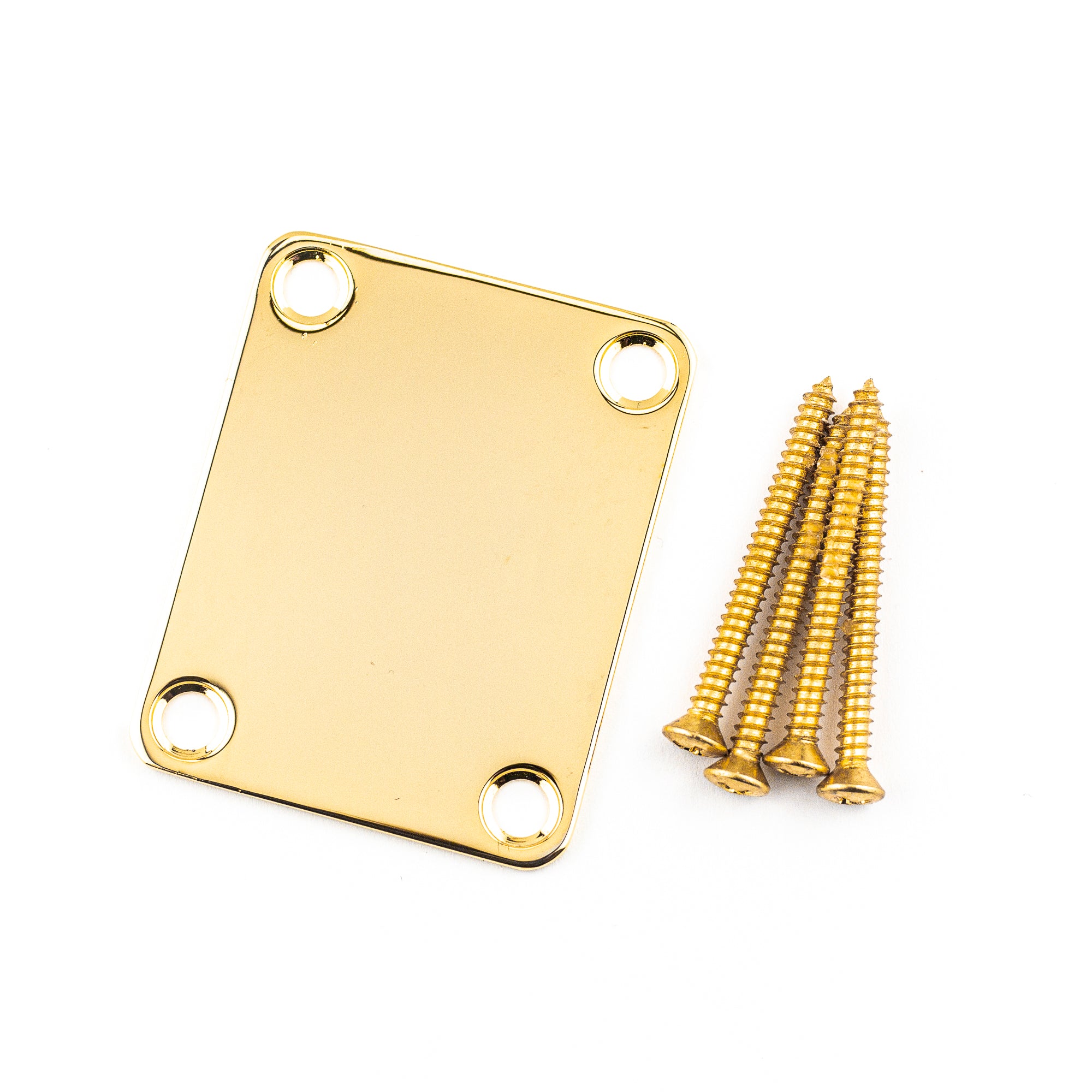 Fender Vintage-Style 4-Bolt Guitar Neck Plate, Gold