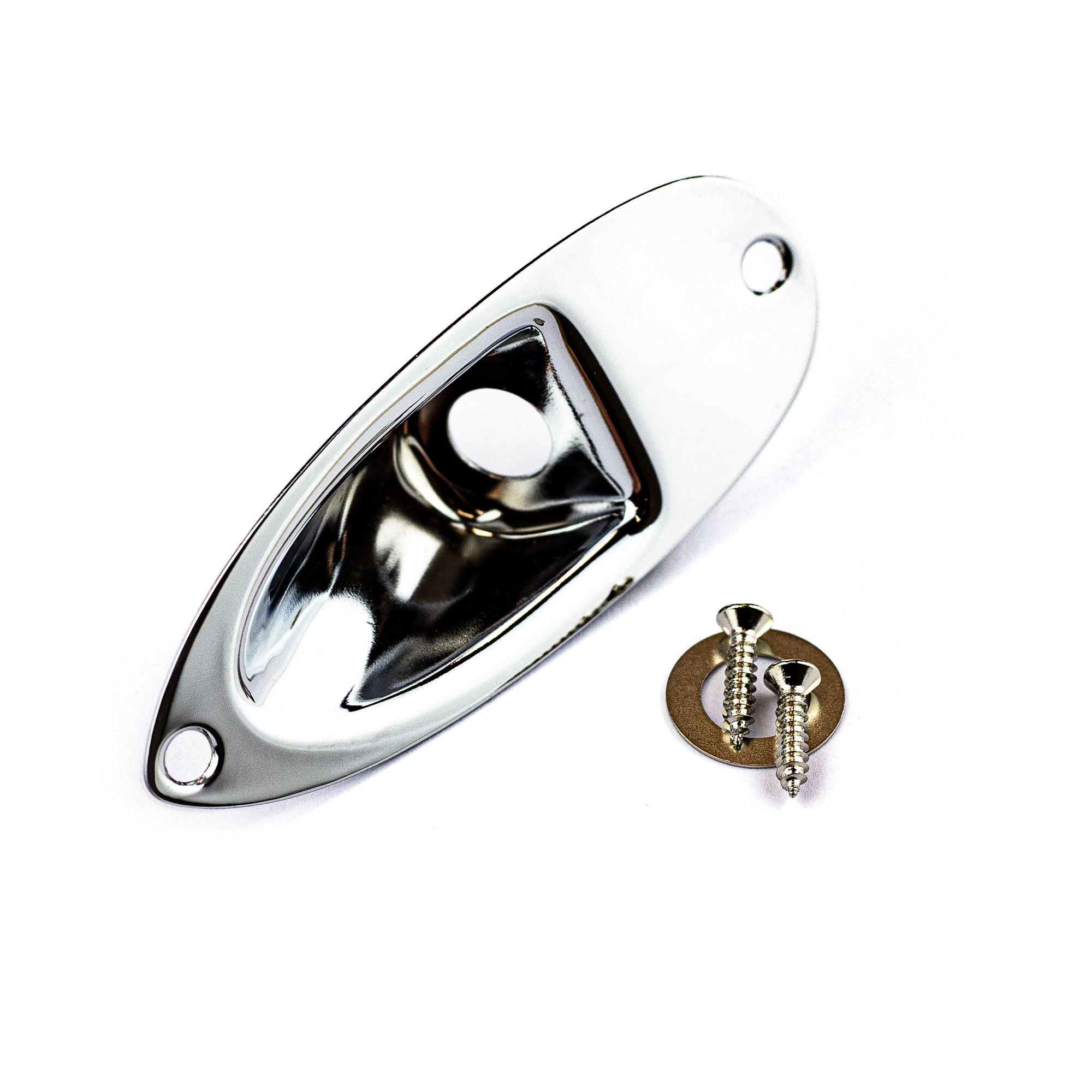 Fender Stratocaster Output Jack Plate Ferrule, Chrome