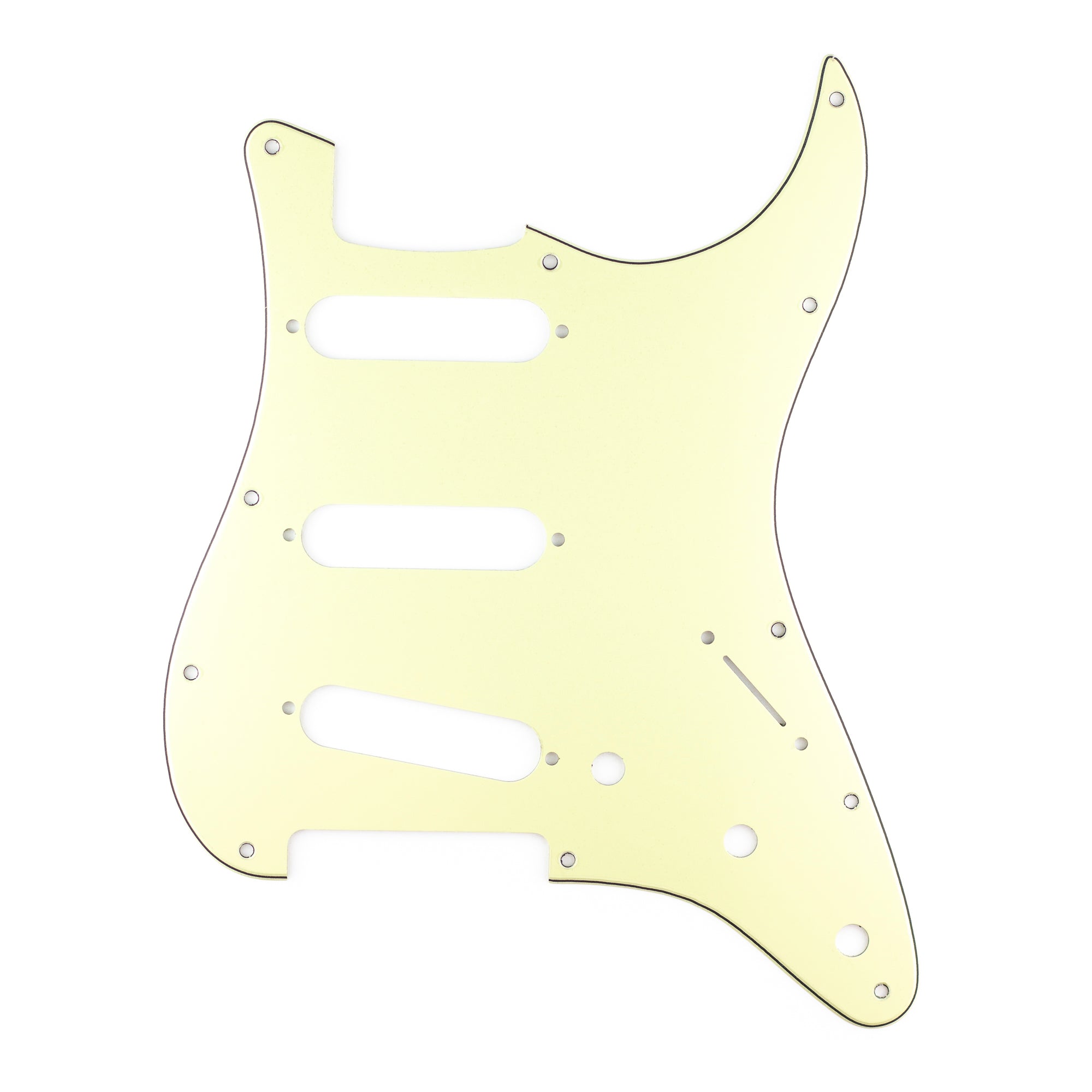 Fender Modern-Style Stratocaster Pickguard, 3-Ply Mint Green
