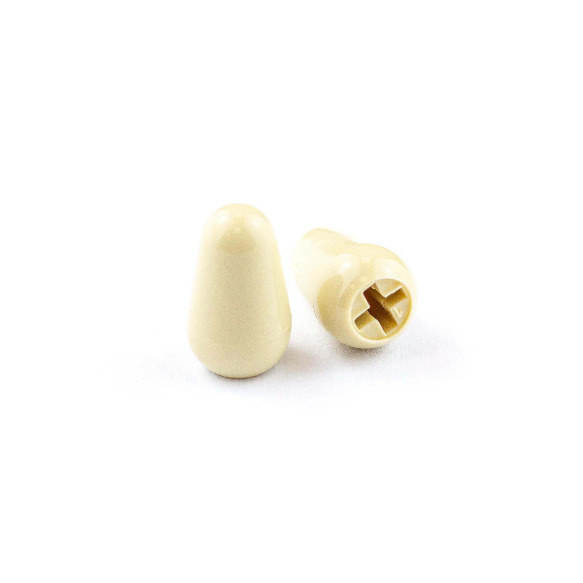 Fender Original Stratocaster Aged White Switch Tips, 2-Pack
