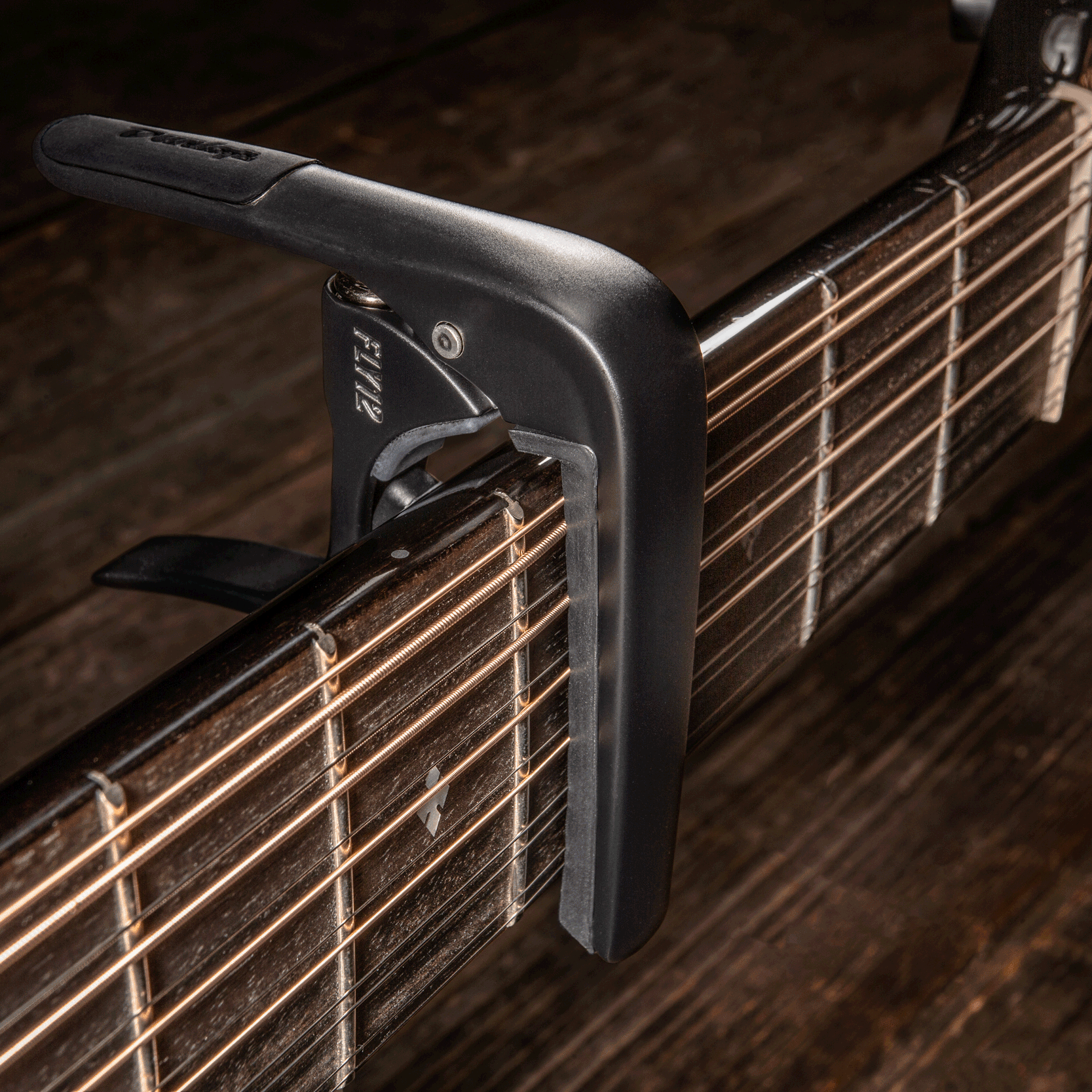 Jim Dunlop Trigger FLY 12-String Guitar Capo, Gun Metal Grey