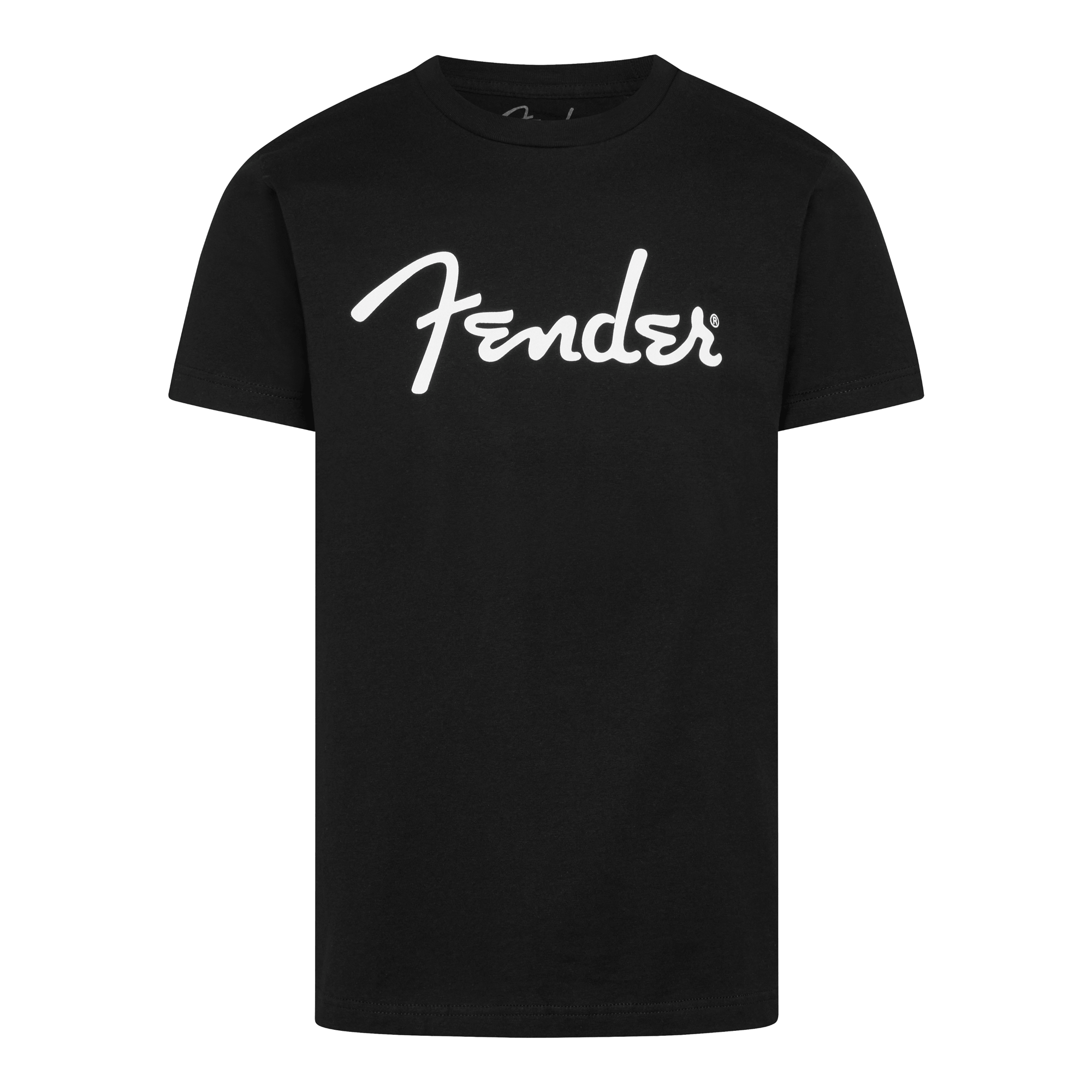 Fender Spaghetti Logo Short Sleeve T-Shirt, Black
