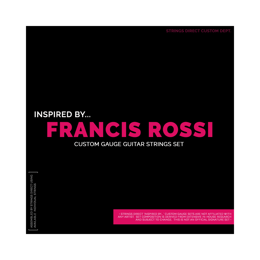 Inspired by Francis Rossi Custom Gauge 11-50 Electric Guitar Strings
