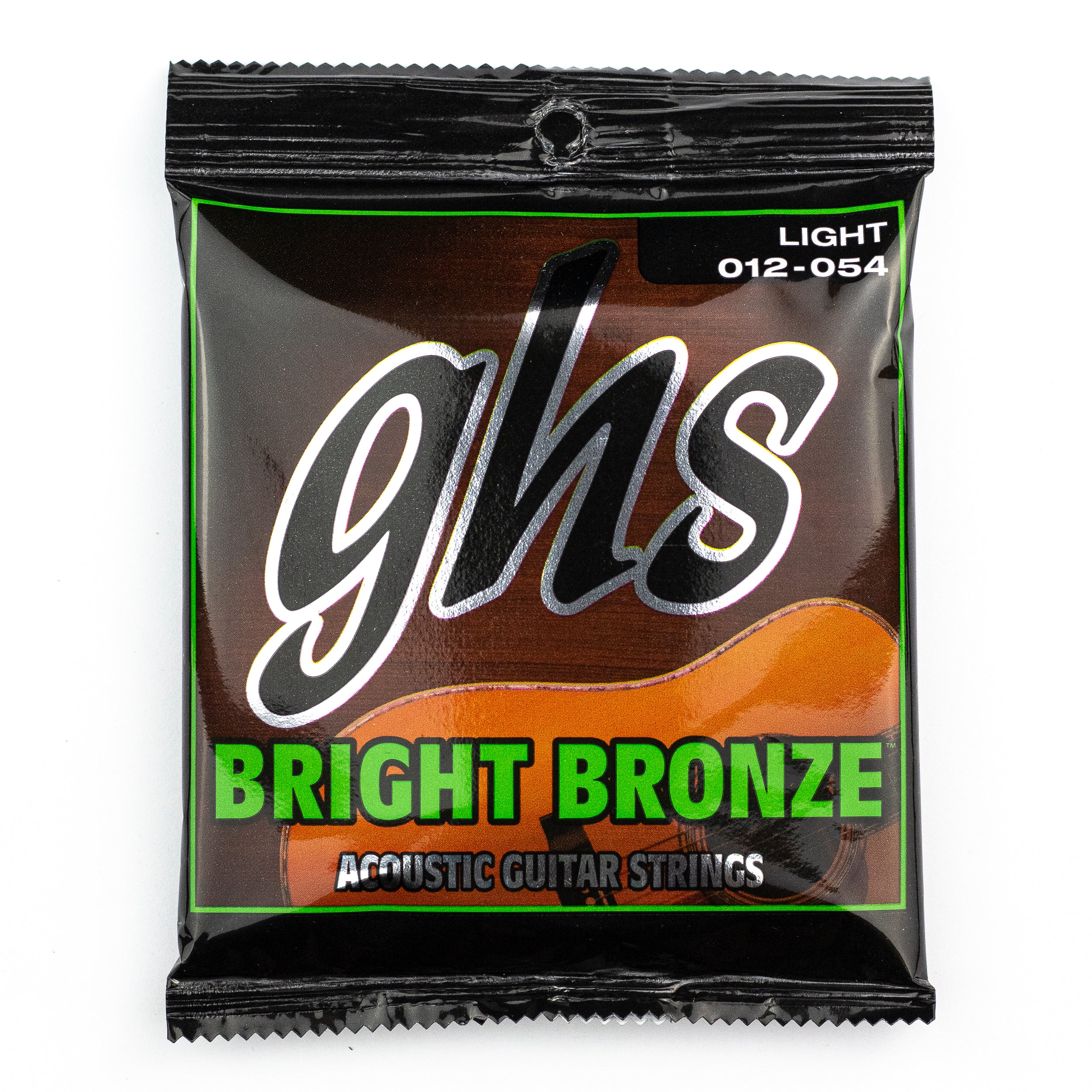 GHS Bright Bronze 80/20 Bronze 12-54 Acoustic Guitar Strings