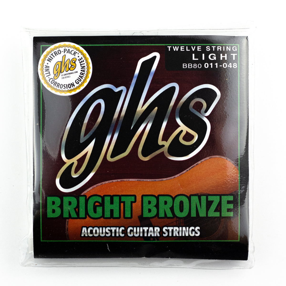 GHS Bright Bronze 80/20 Bronze 12String 1148 Acoustic Guitar Strings