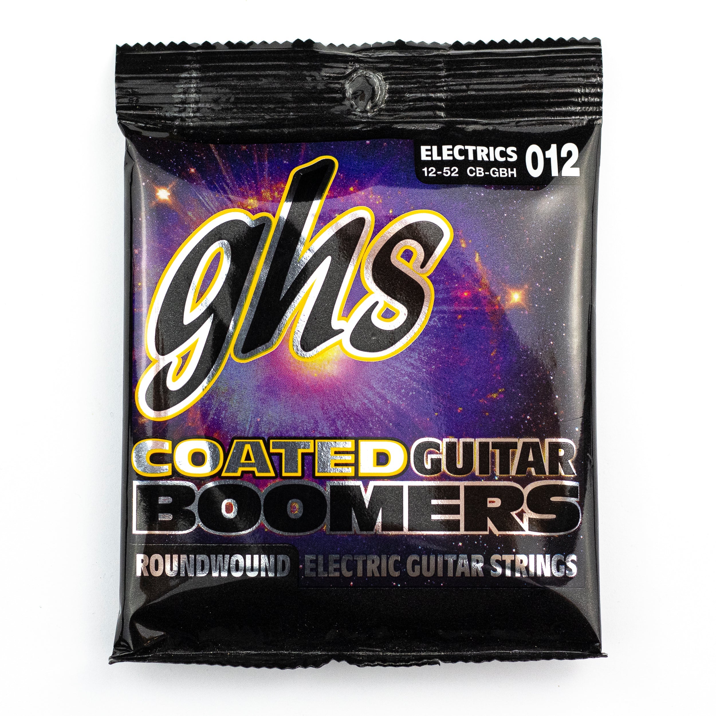 GHS Coated CB-GBH Boomers Nickel-Plated Steel 12-52 Electric Guitar Strings, Heavy