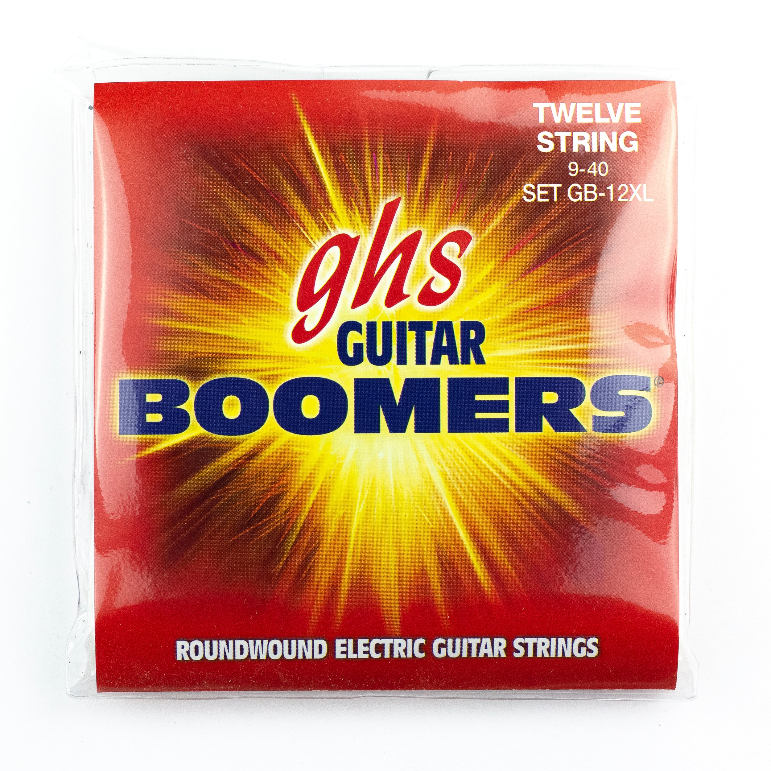 GHS Boomers Dynamite Nickel Alloy 12-String 9-40 Electric Guitar Strings, Extra Light