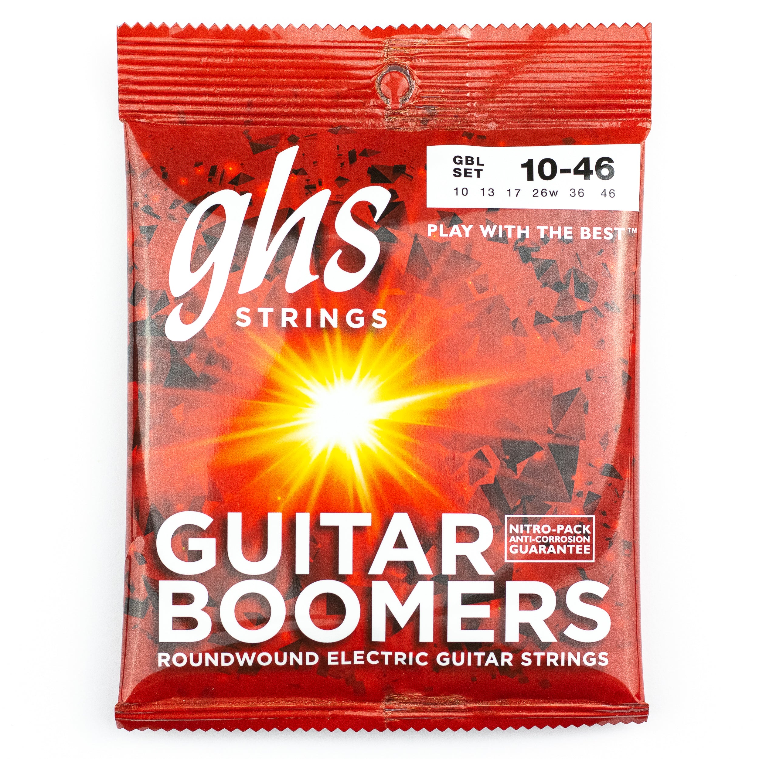 GHS Boomers Dynamite Nickel Alloy 10-46 Electric Guitar Strings, Light