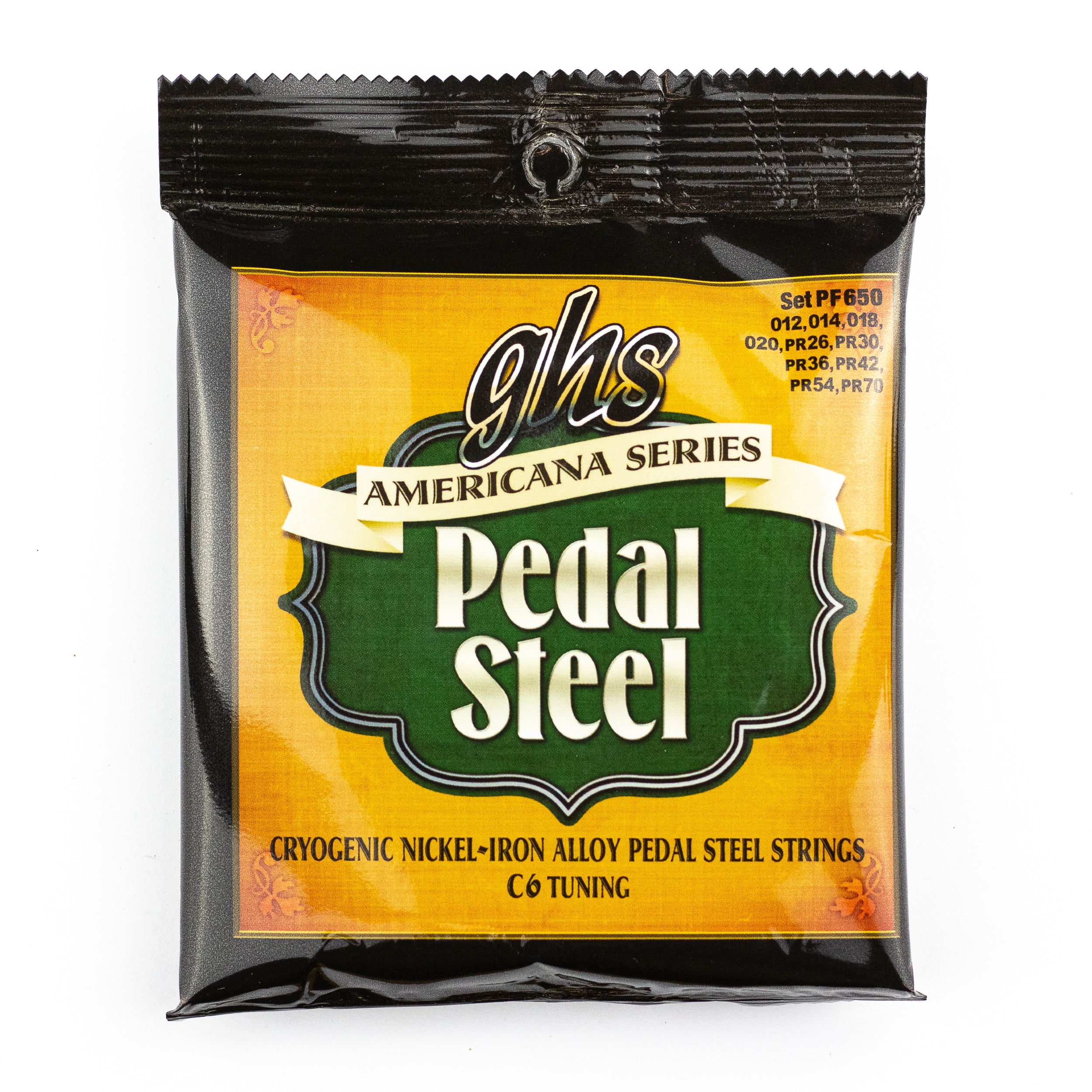 GHS Americana Nickel Pedal Steel Strings, C6 Tuning