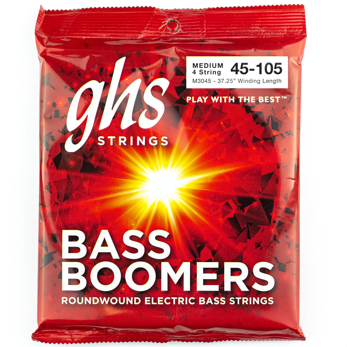 GHS Bass Boomers Nickel Wound 45105 Bass Guitar Strings, Long Scale [ Strings Direct