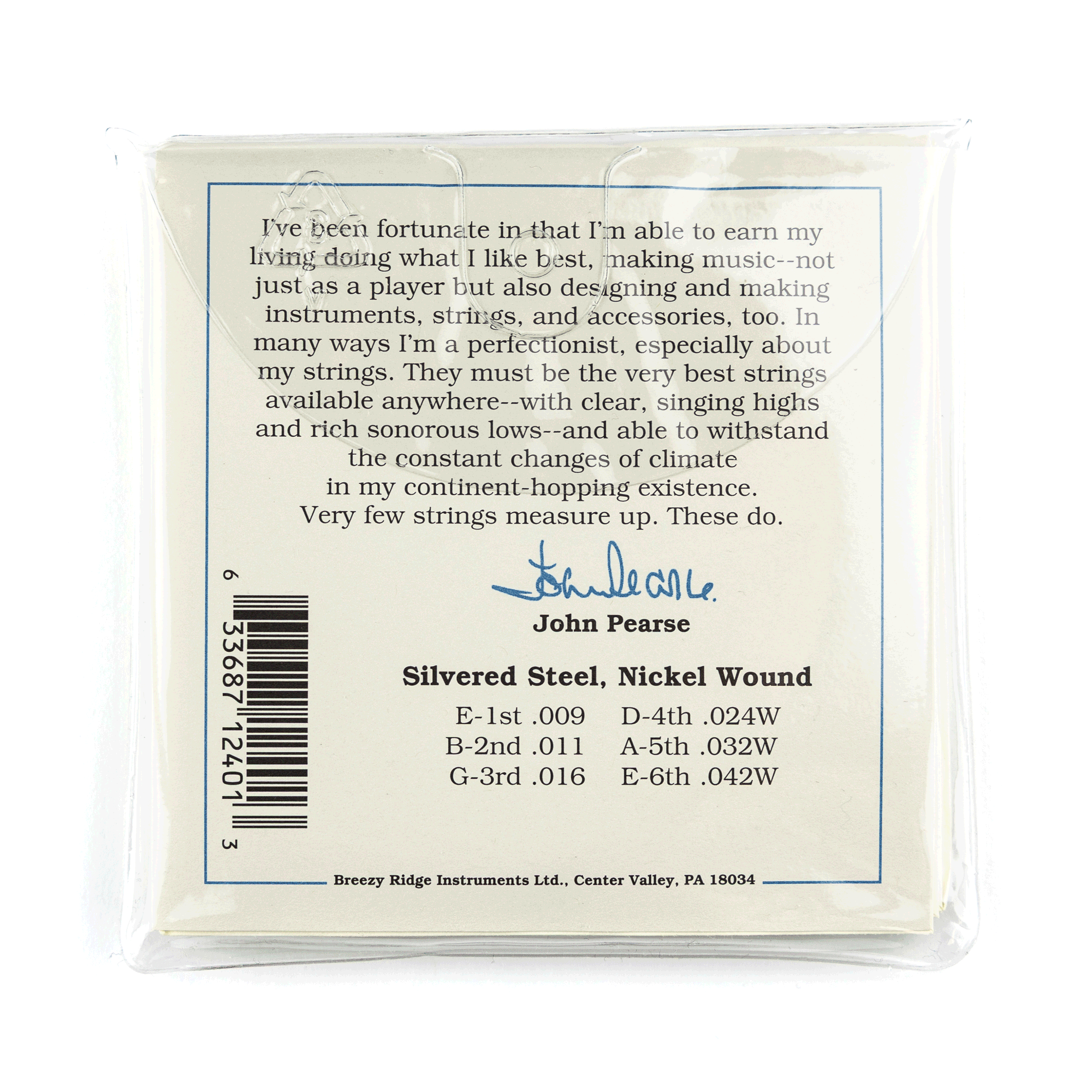 John Pearse SUPER EZ BEND Nickel 9-42 Electric Guitar Strings