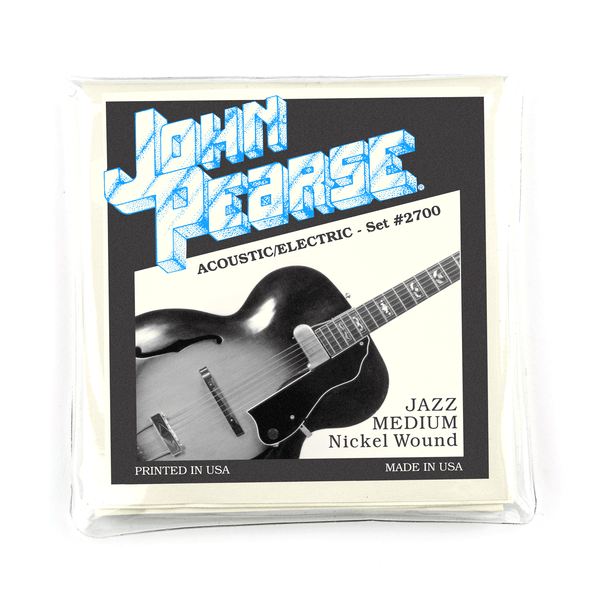 John Pearse 2700 JAZZ Nickel 12-52 Electric Guitar Strings
