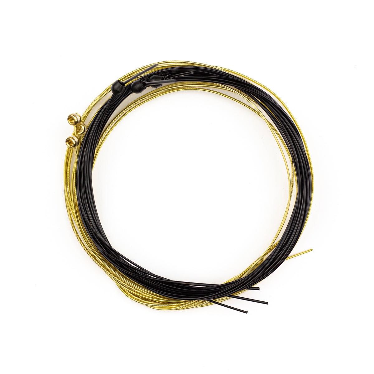 Corde La Bella 900B Per Chitarra Classica - Nylon Nero, Lucidate E Resistenti