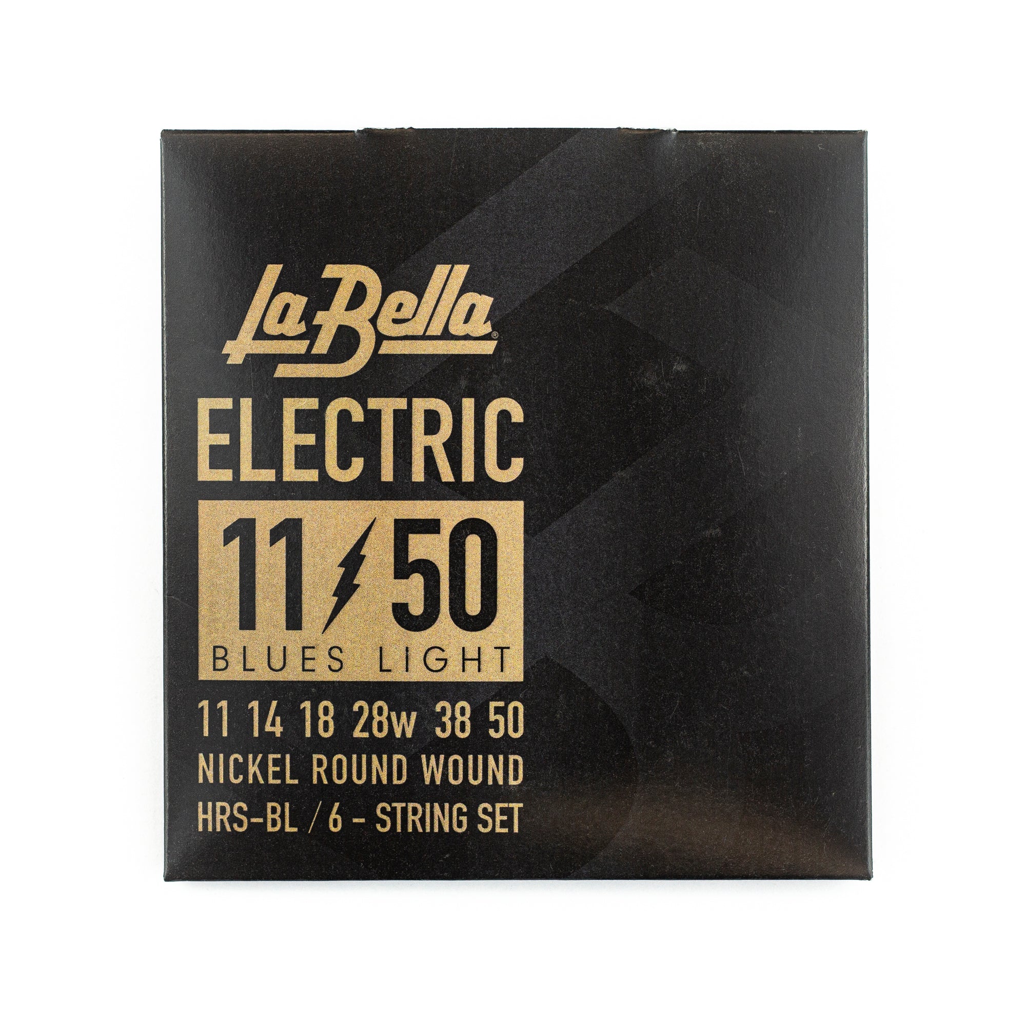 La Bella HRS Nickel-Plated 11-50 Electric Guitar Strings, Blues Light