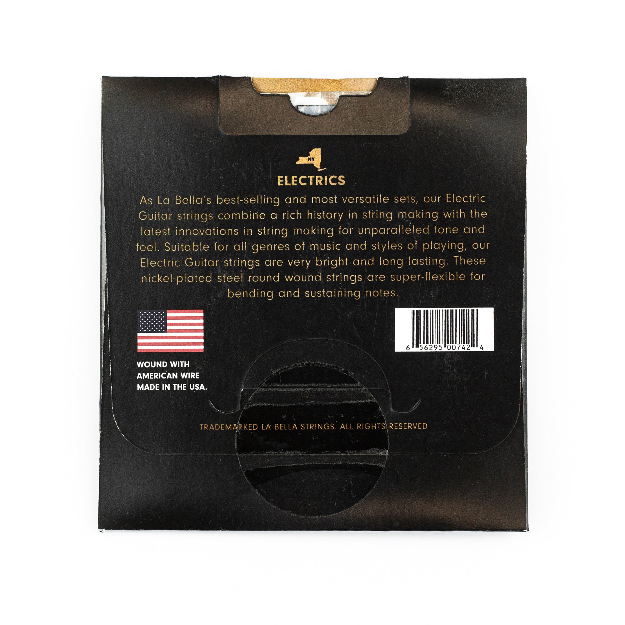 La Bella HRS Nickel-Plated Electric Guitar Strings 9-46 Light