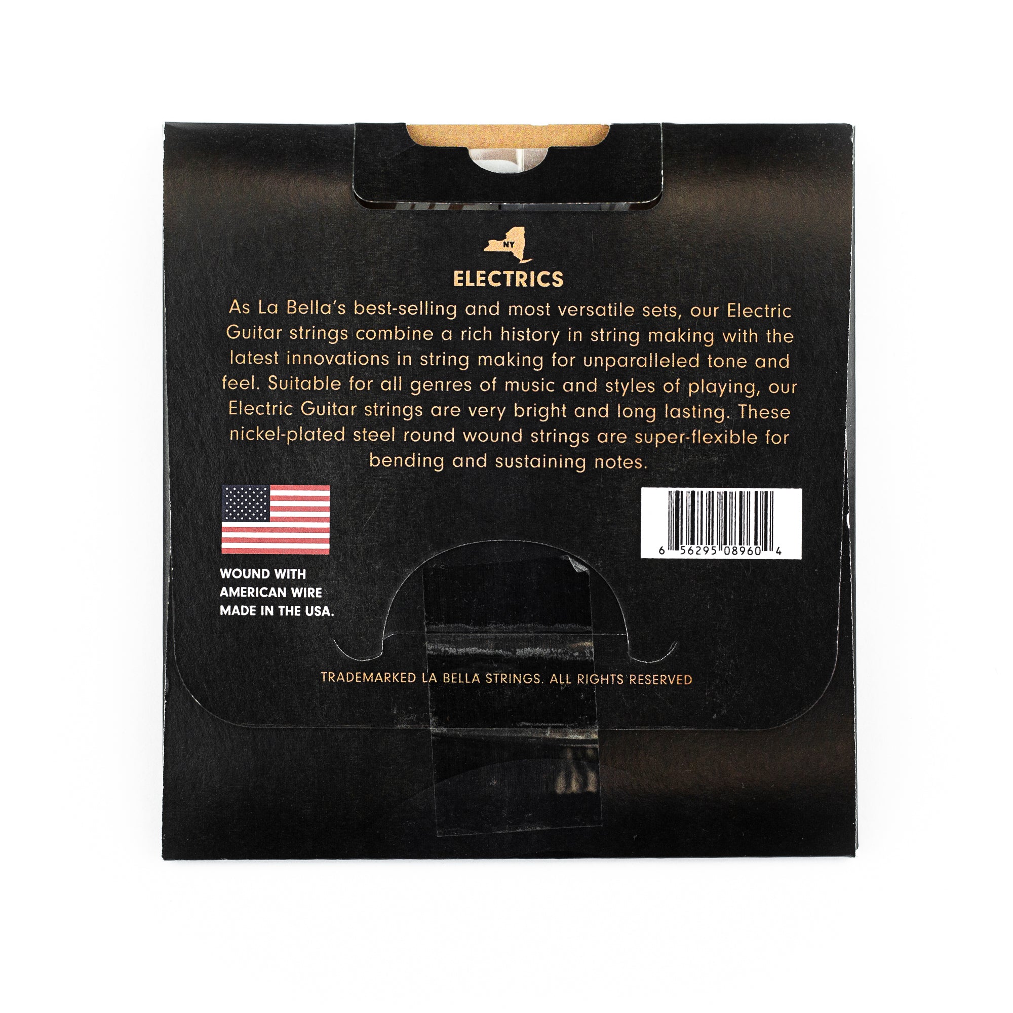 La Bella HRS Nickel-Plated 10-46 Electric Guitar Strings w/ Wound 3rd