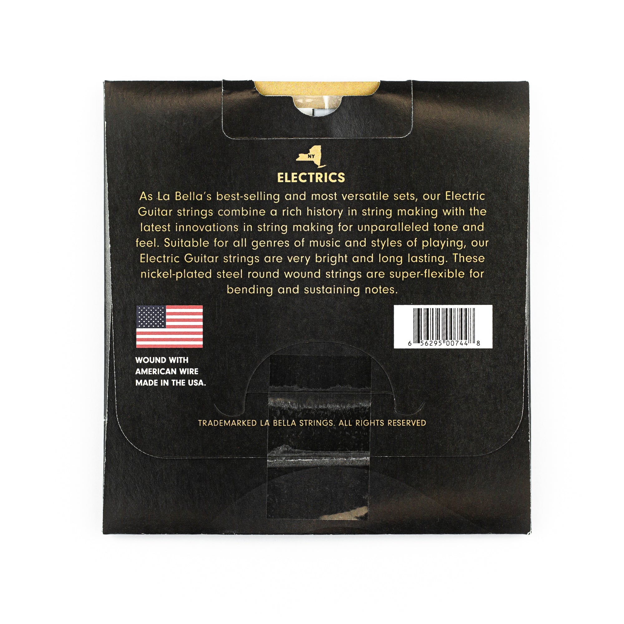 La Bella HRS Nickel-Plated 10-48 Electric Guitar Strings, Medium