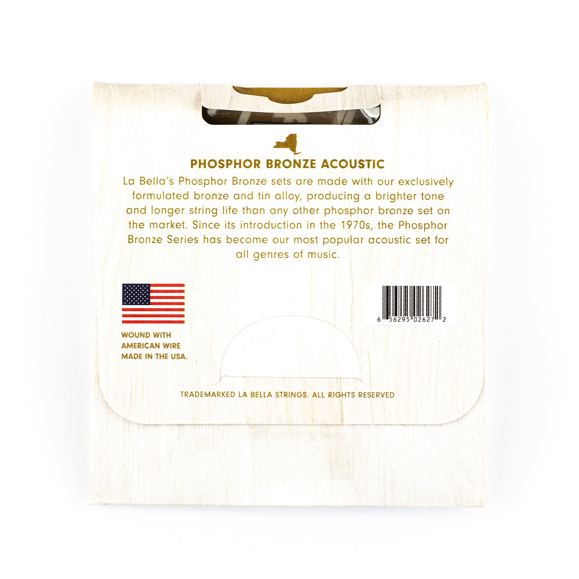 La Bella Phosphor Bronze 12-String 15-80 Baritone Acoustic Guitar Strings