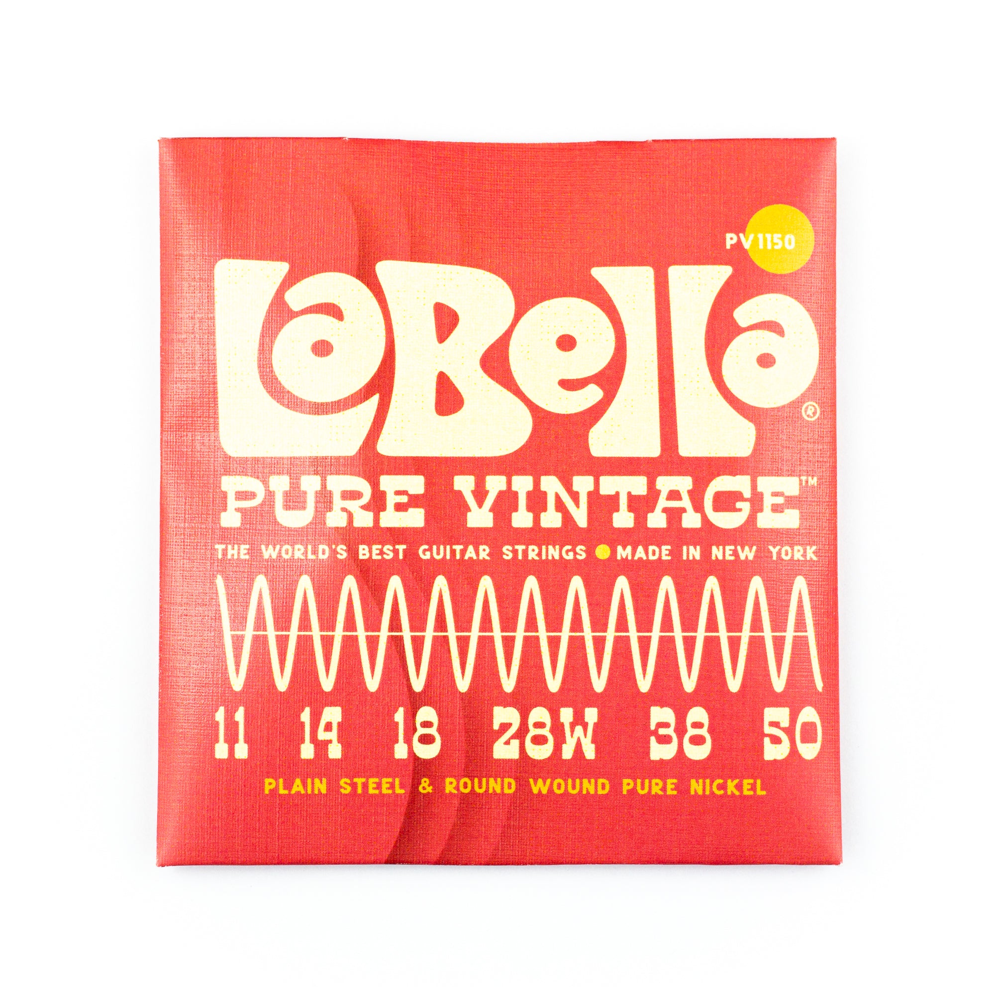 La Bella Pure Vintage Pure Nickel 11-50 Electric Guitar Strings