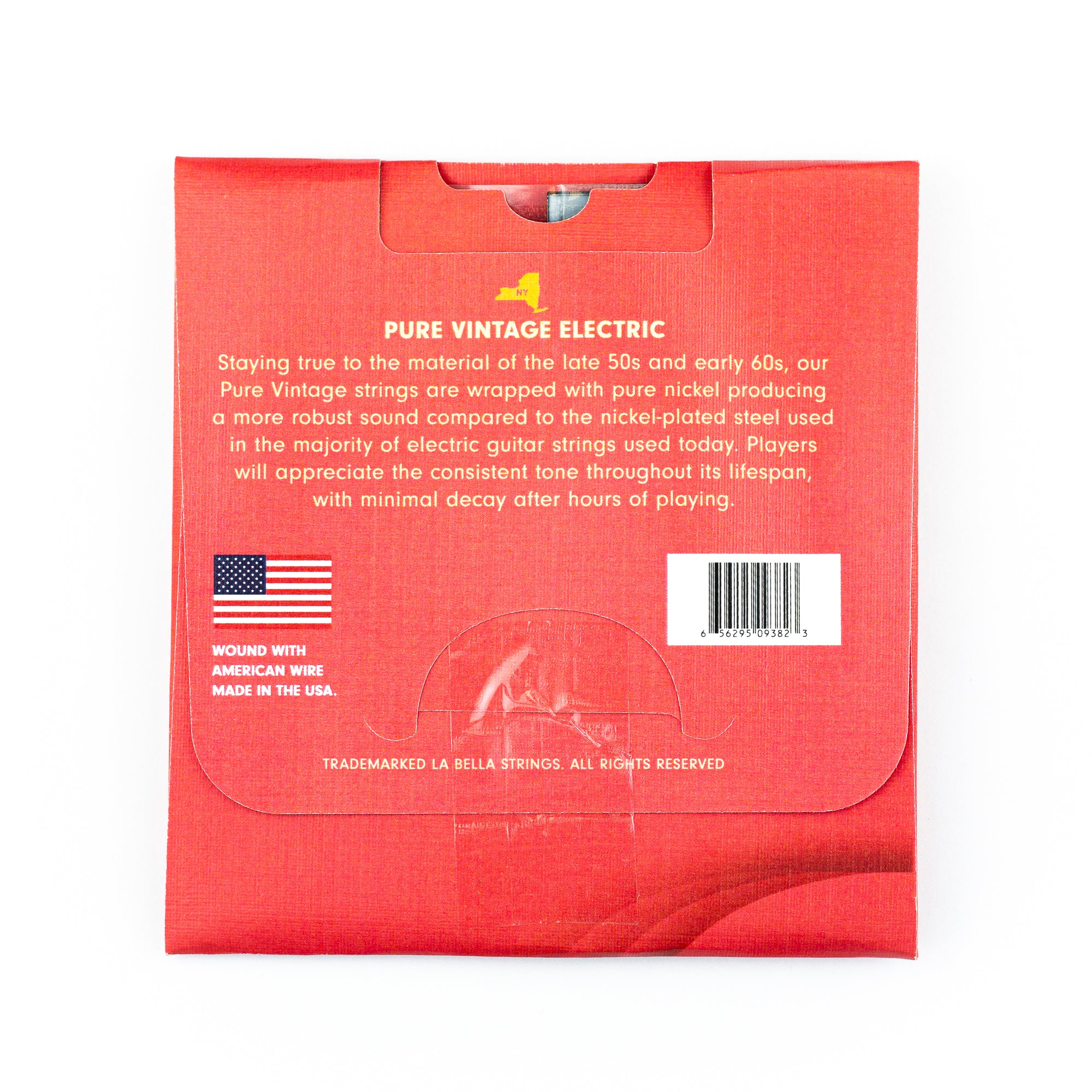 La Bella Pure Vintage Pure Nickel 11-50 Electric Guitar Strings