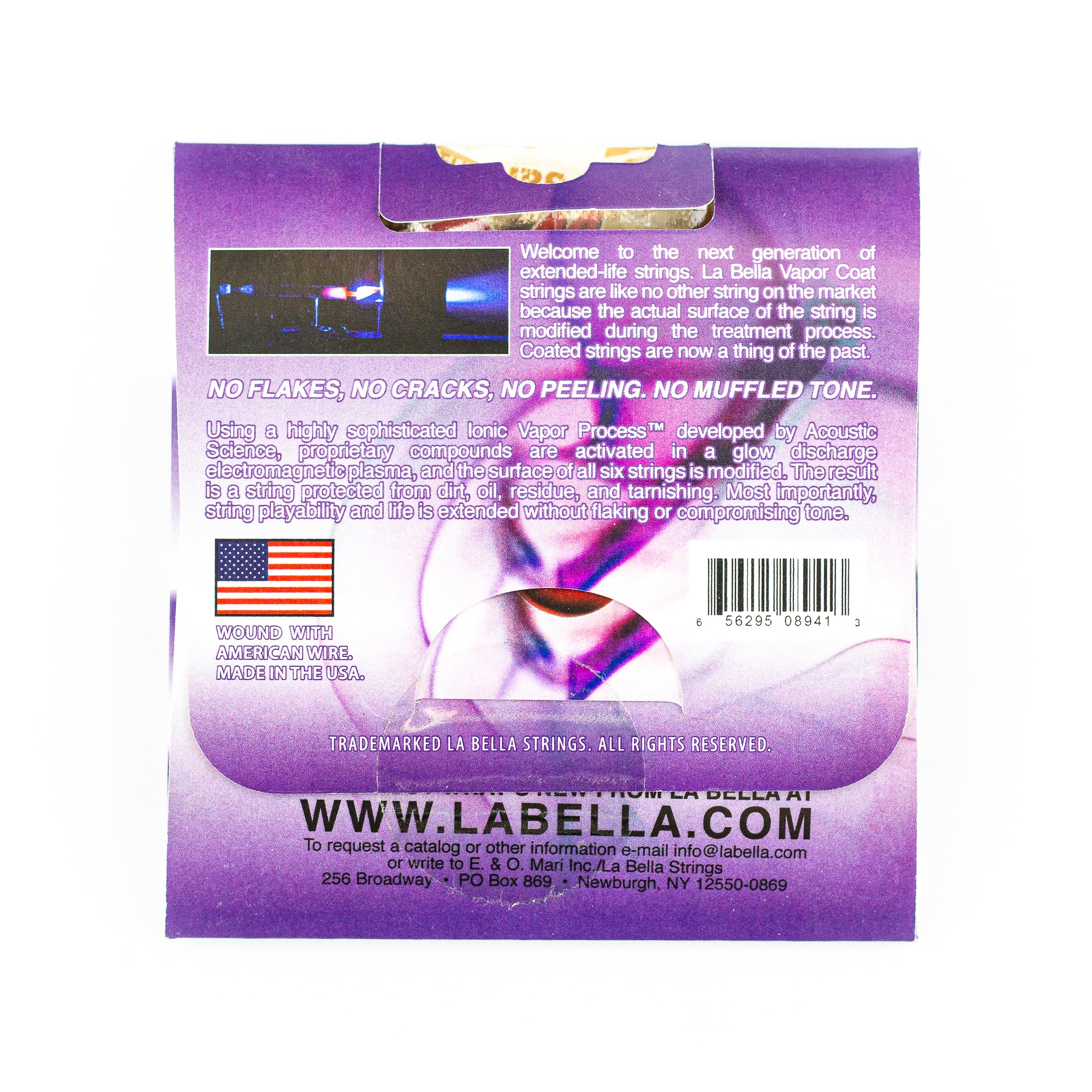 La Bella Vapor Shield Nickel Wound 10-46 Electric Guitar Strings