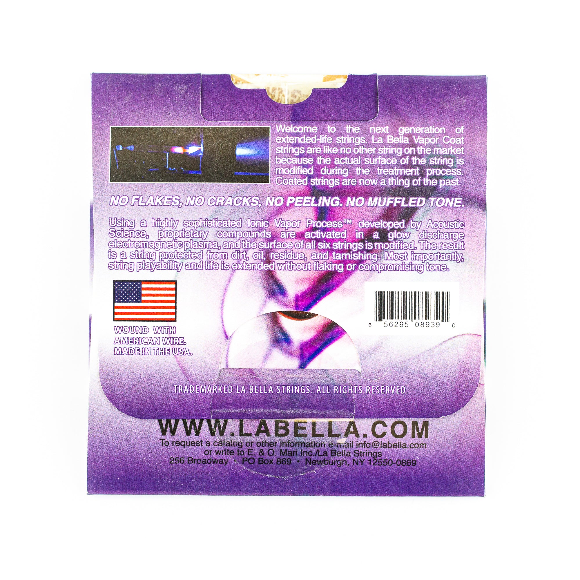 La Bella Vapor Shield Nickel Wound 9-42 Electric Guitar Strings