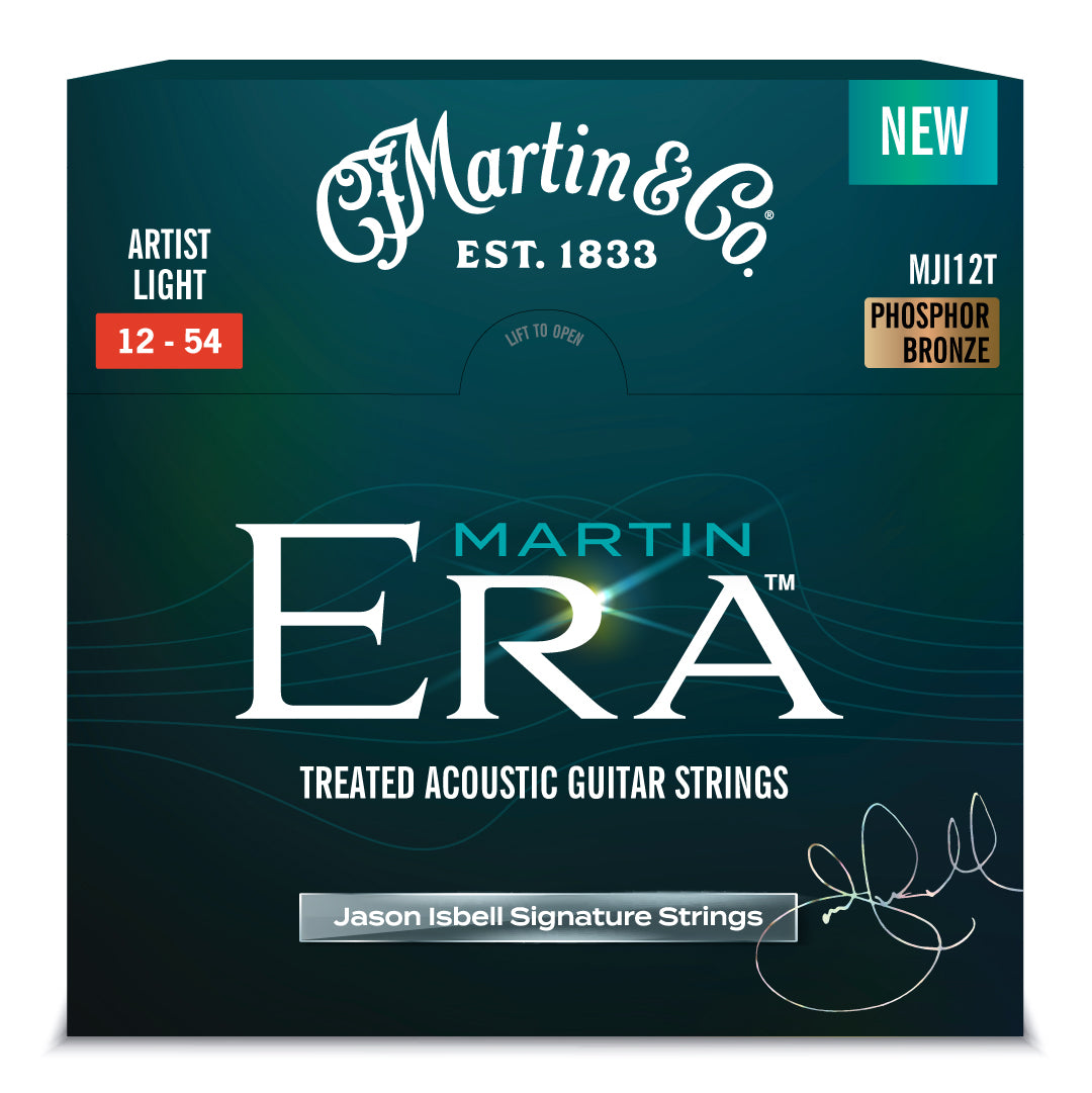 Martin ERA Phosphor Bronze 12-54 Acoustic Guitar Strings, Jason Isbell