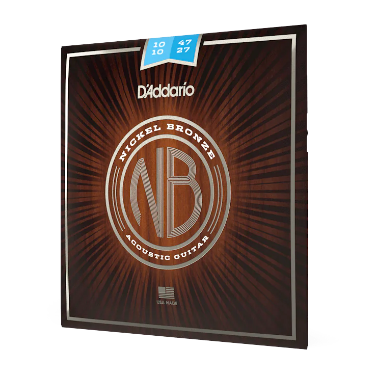 D'Addario Nickel Bronze 12-String 10-47 Acoustic Guitar Strings