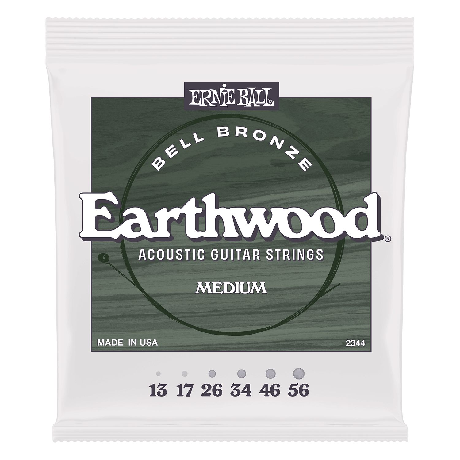 Ernie Ball Earthwood Bell Bronze 13-56 Acoustic Guitar Strings