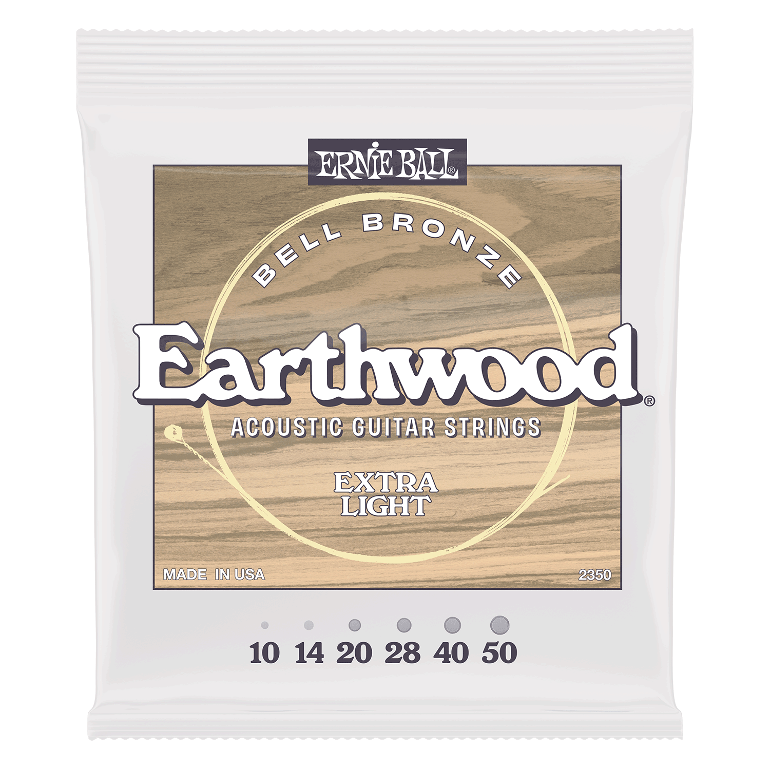 Ernie Ball Earthwood Bell Bronze 10-50 Acoustic Guitar Strings