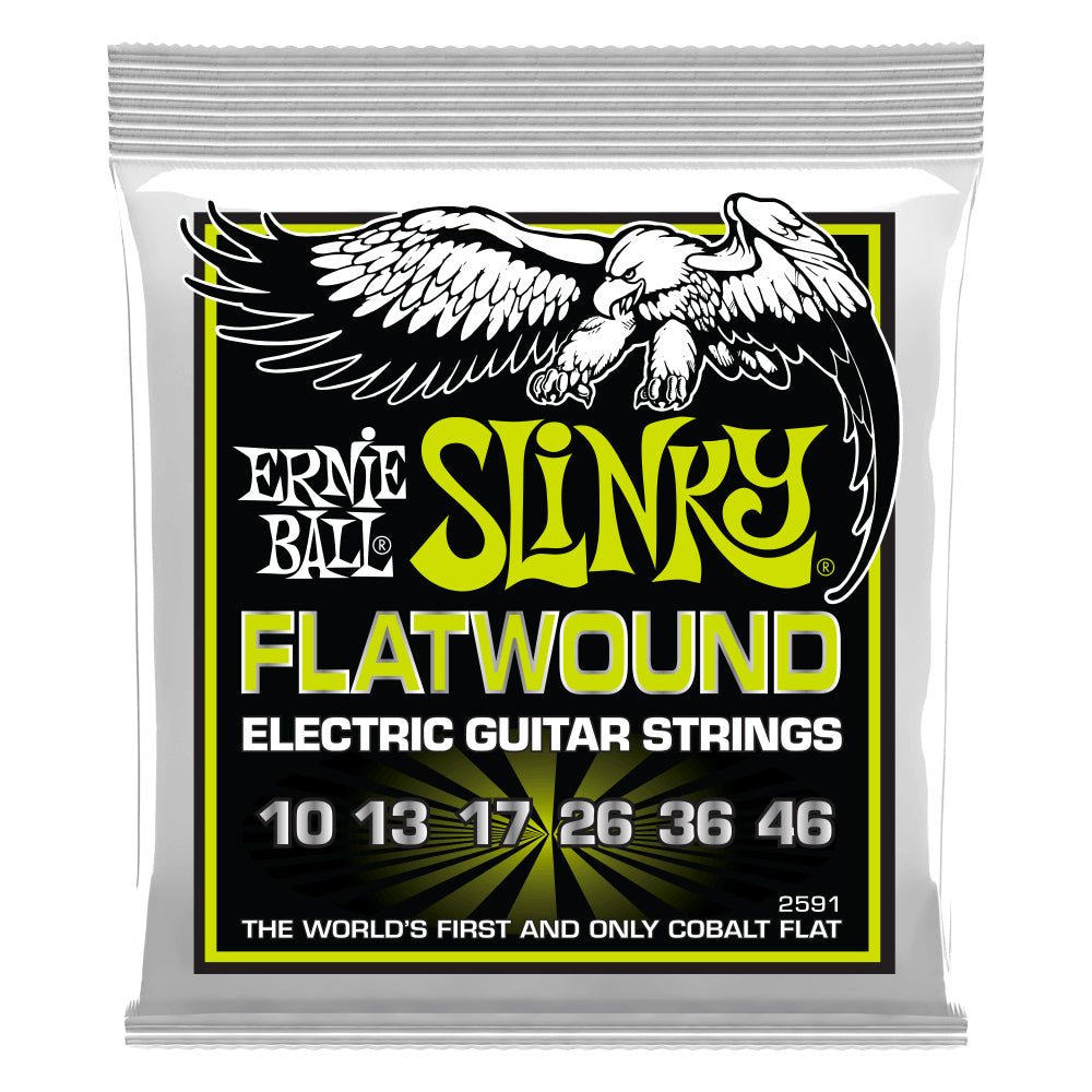 Ernie Ball Regular Slinky Flatwound 10-46 Electric Guitar Strings