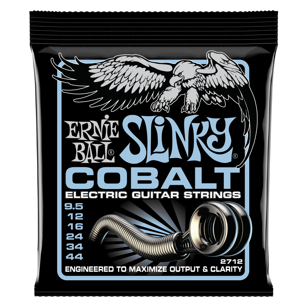Ernie Ball Cobalt Primo Slinky 9.5-44 Electric Guitar Strings