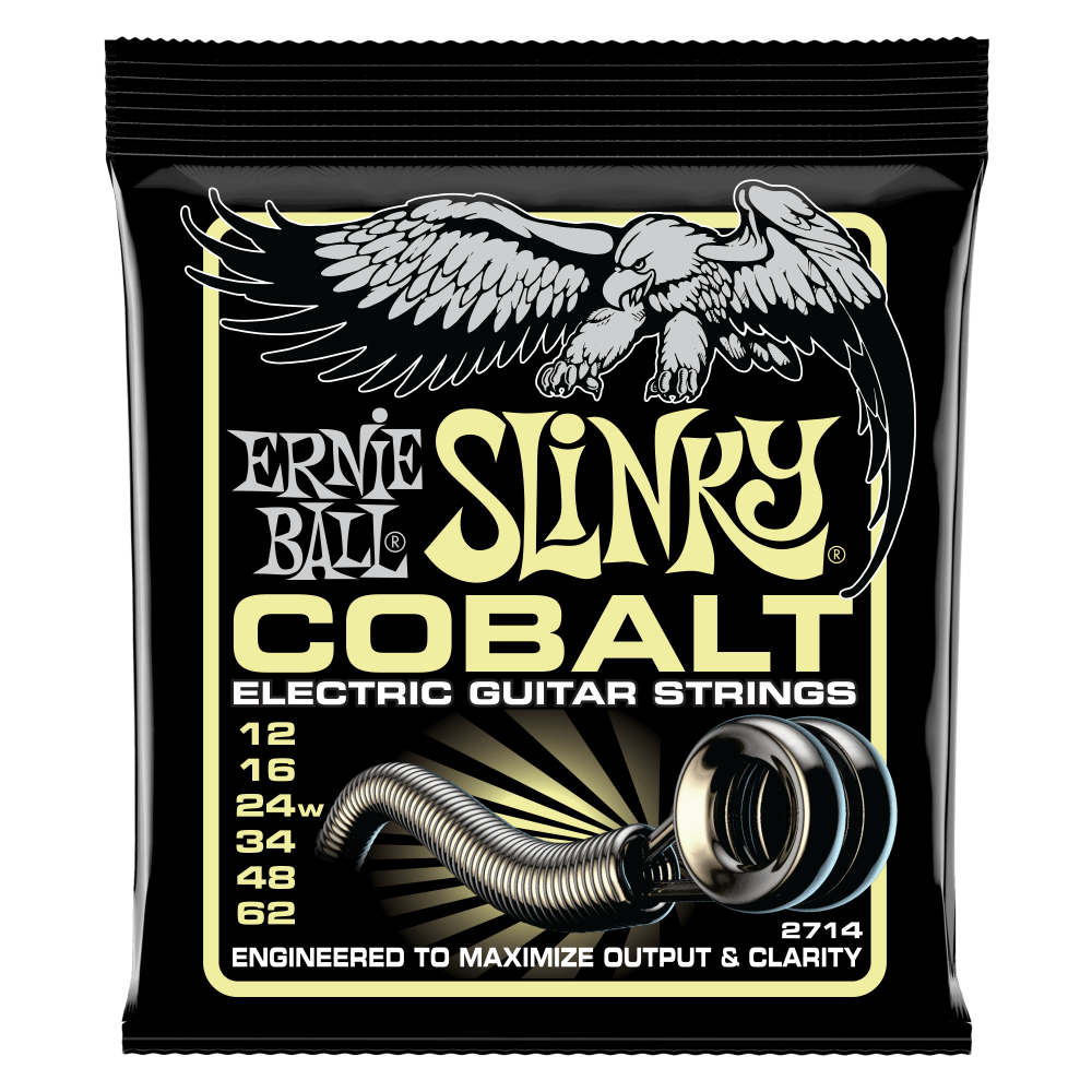 Ernie Ball Cobalt Mammoth Slinky 12-62 Electric Guitar Strings