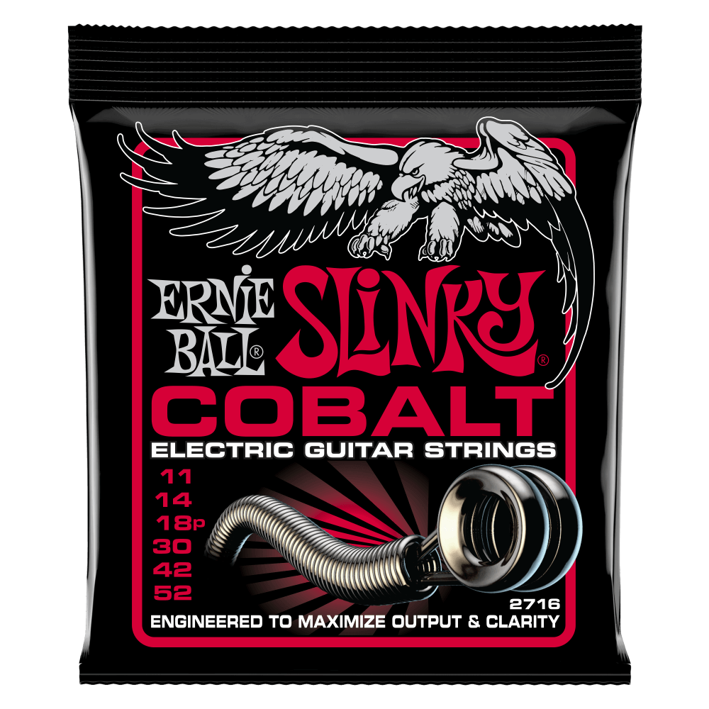 Ernie Ball Cobalt Burly Slinky 11-52 Electric Guitar Strings