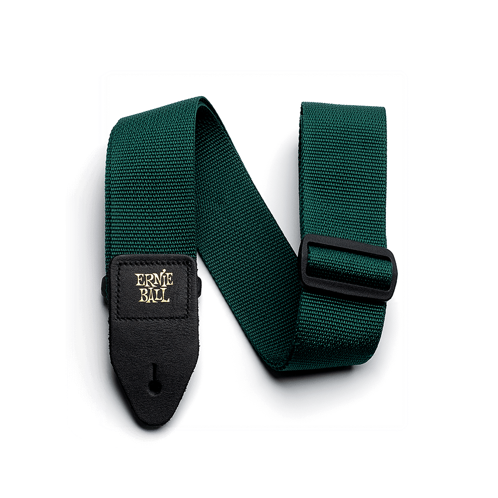 Ernie Ball Polypro Guitar Strap, Forest Green