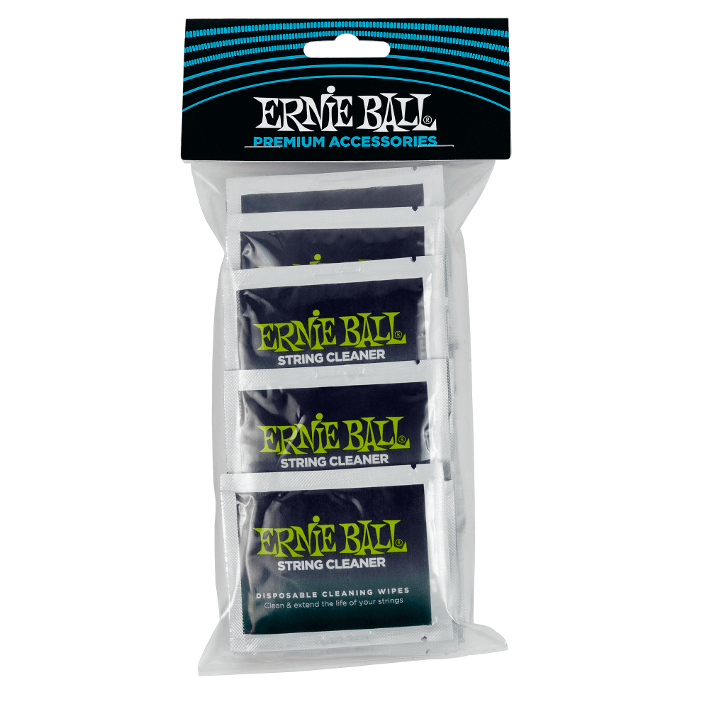 Ernie Ball Wonder Wipes String Cleaner Sachets, 20-Pack
