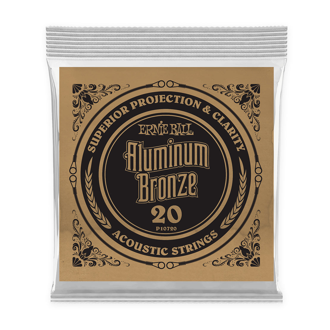 Ernie Ball Aluminium Bronze .020w Acoustic Guitar Single String