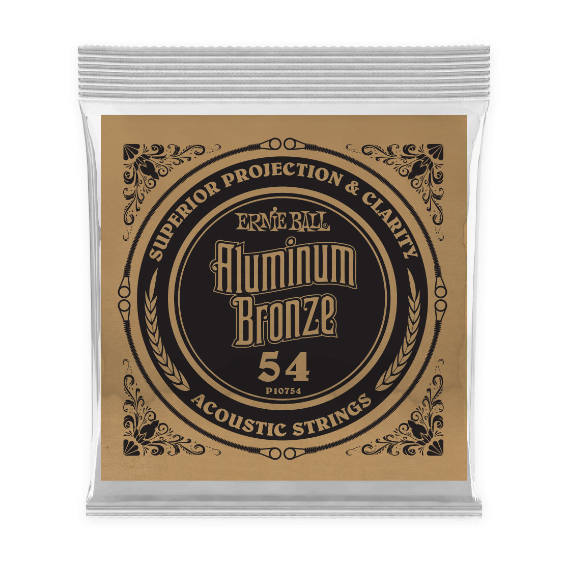 Ernie Ball Aluminium Bronze .054w Acoustic Guitar Single String