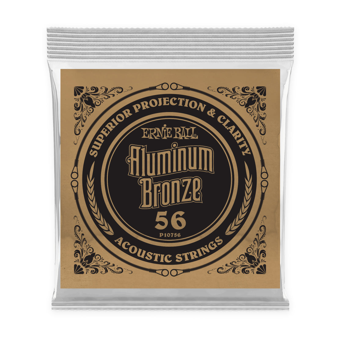 Ernie Ball Aluminium Bronze .056w Acoustic Guitar Single String