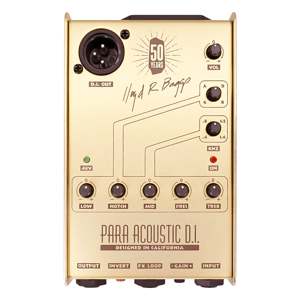 LR Baggs 50th Anniversary Gold PARA DI Acoustic Guitar Preamp