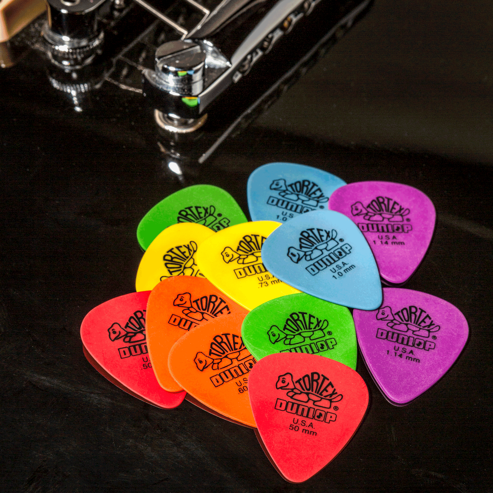 Jim Dunlop TORTEX Standard Plectrum Variety 12-Pack