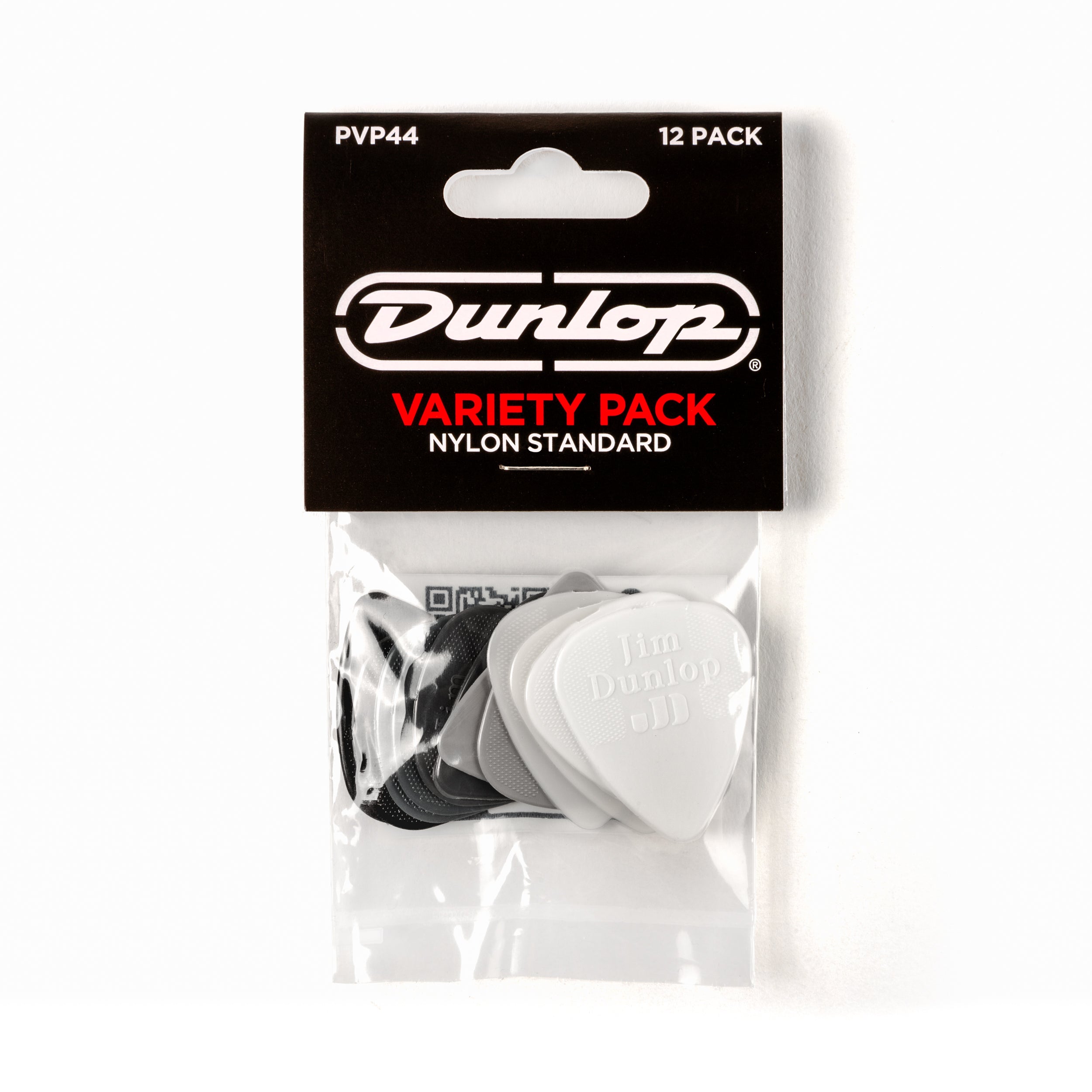 Jim Dunlop NYLON Standard Variety Guitar Picks, 12-Pack